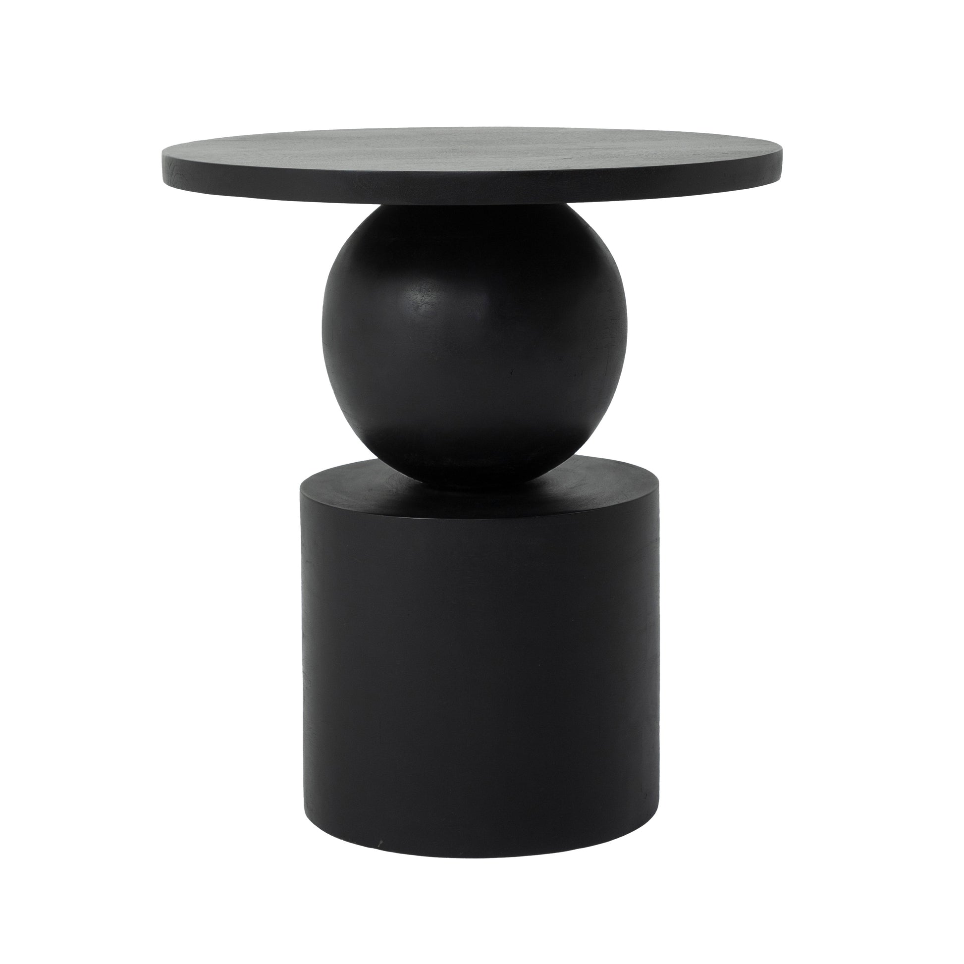 Paola 20.0" Height Side TableBlack-End Table-DECOROLALA
