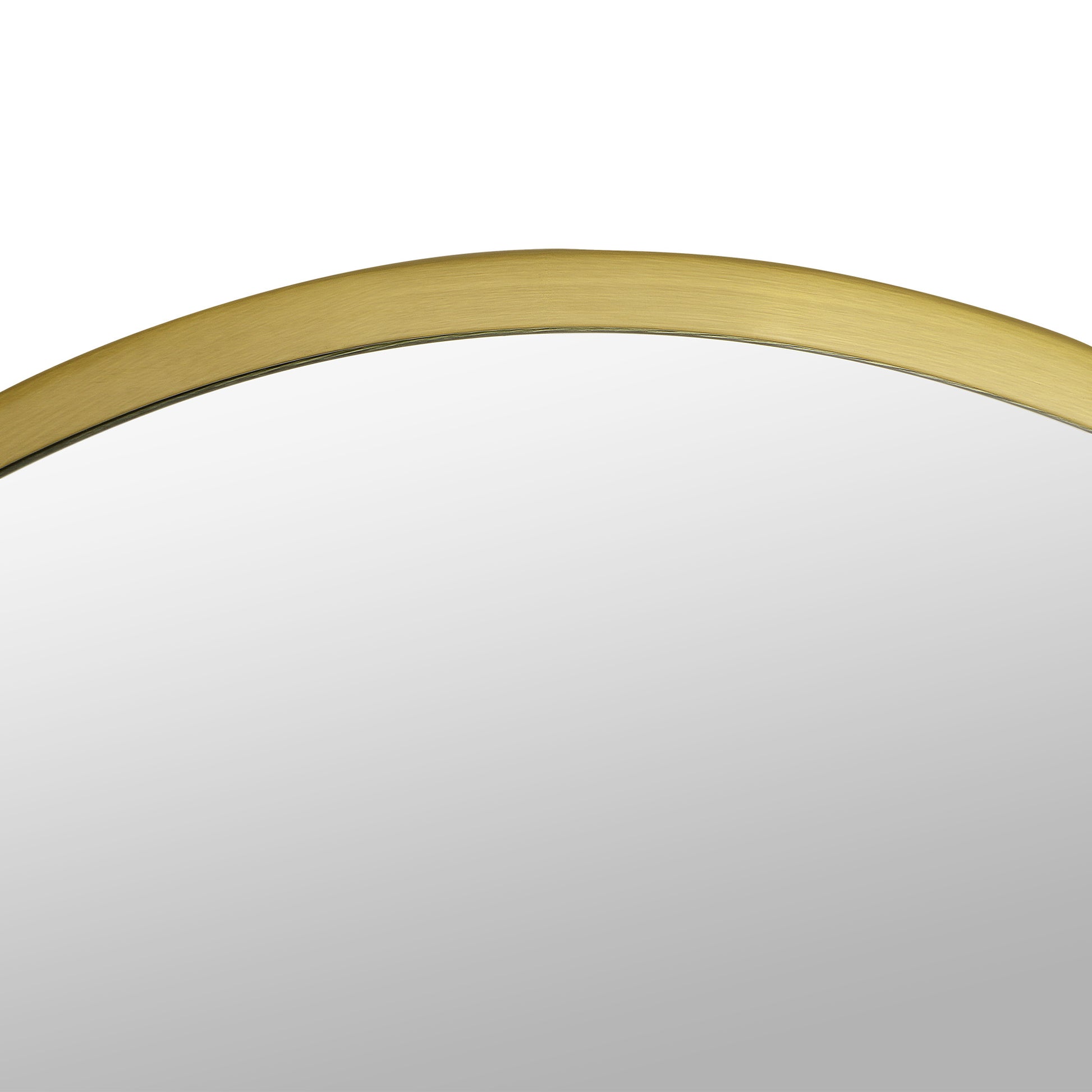 Parga 36" Tall Round Wall Mirror, Yellow-Mirror-DECOROLALA