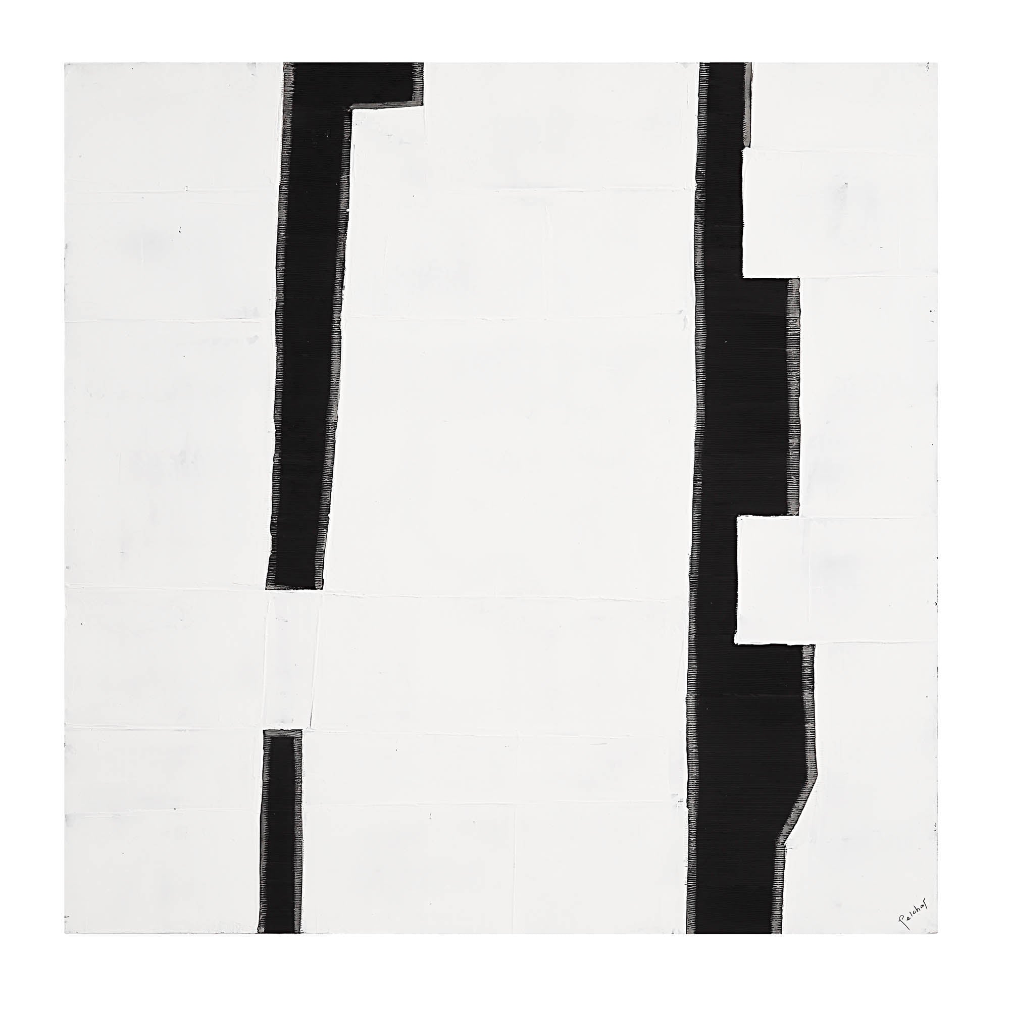 Paris 48" Wide Wall Art, Black-Wall Art-DECOROLALA