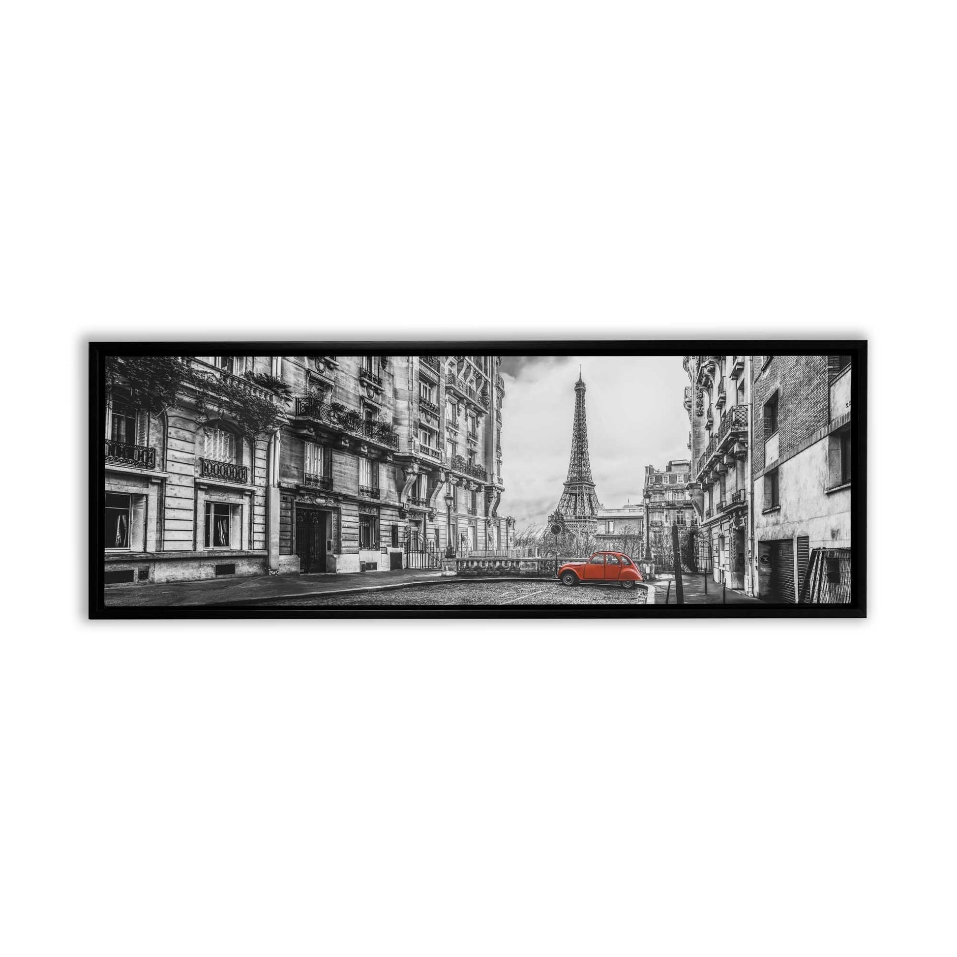 Paris Skyline Canvas Wall Art 72" x 24"-Wall Art-DECOROLALA