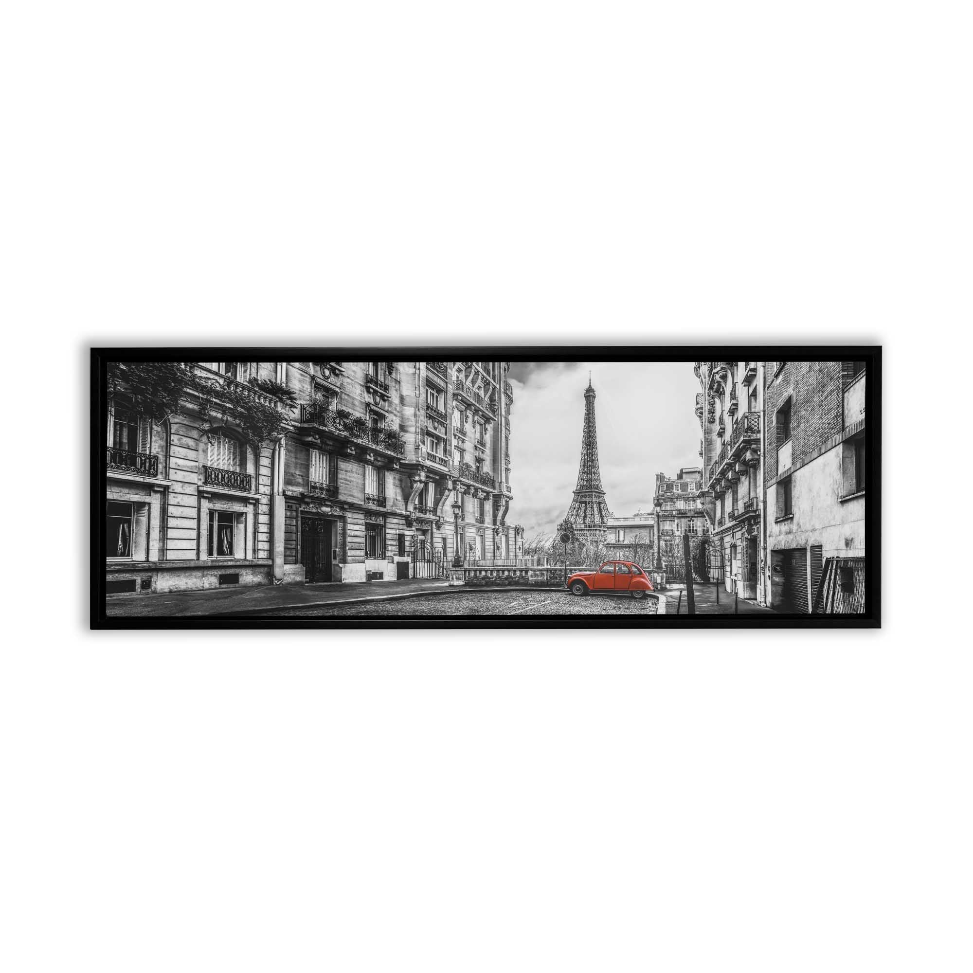 Paris Skyline Canvas Wall Art 72" x 24"-Wall Art-DECOROLALA
