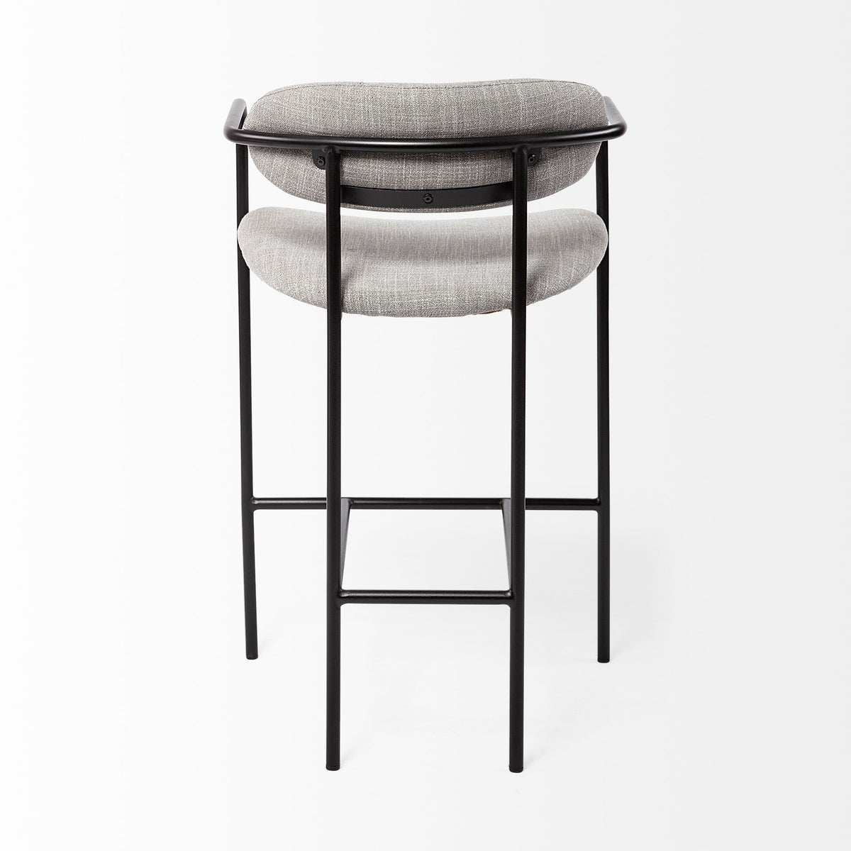 Parker Fabric Seat Gold Metal Counter Stool-Bar Stools-DECOROLALA