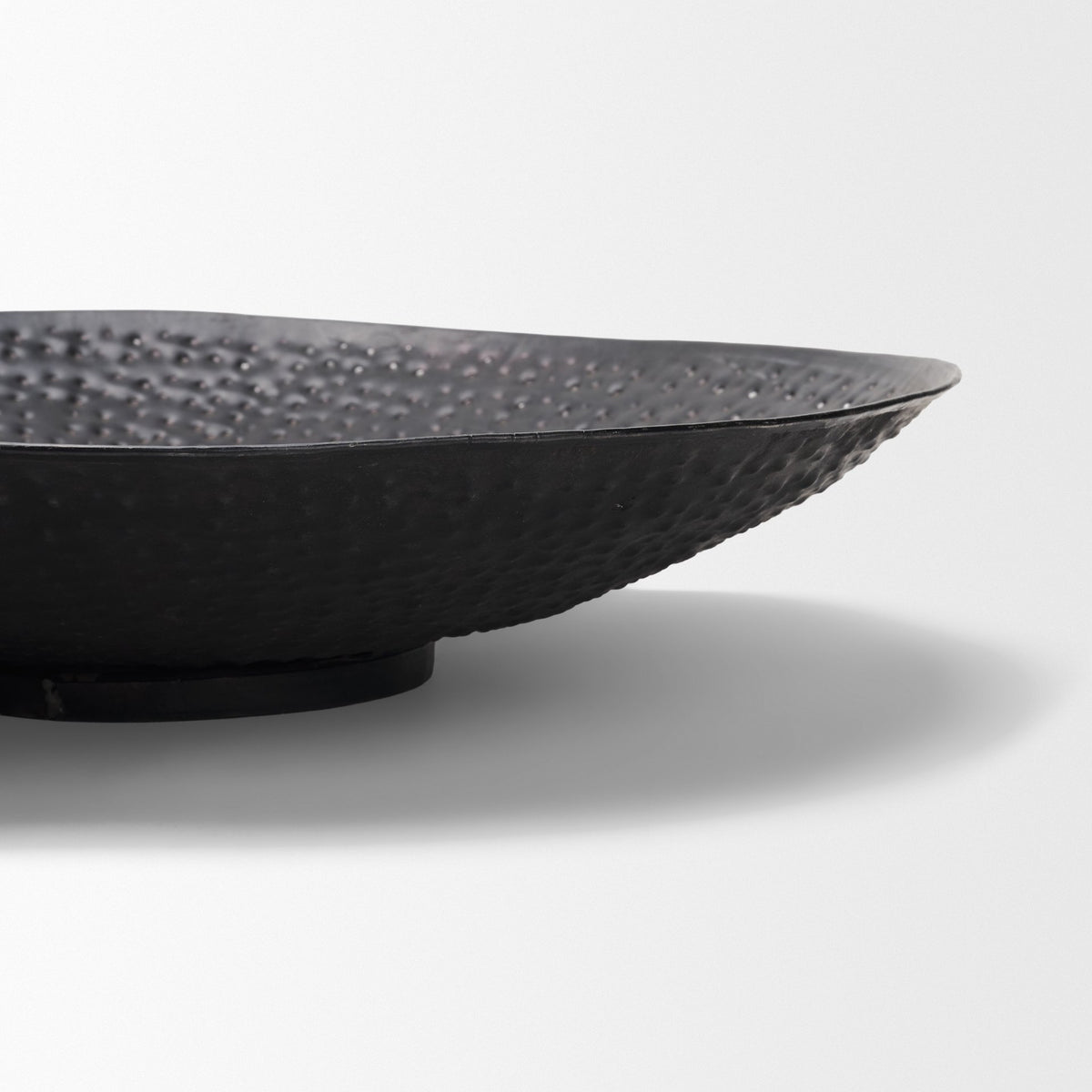 Patera Hammered Iron Metal Decorative Bowls (Set of 3)-Bowls-DECOROLALA
