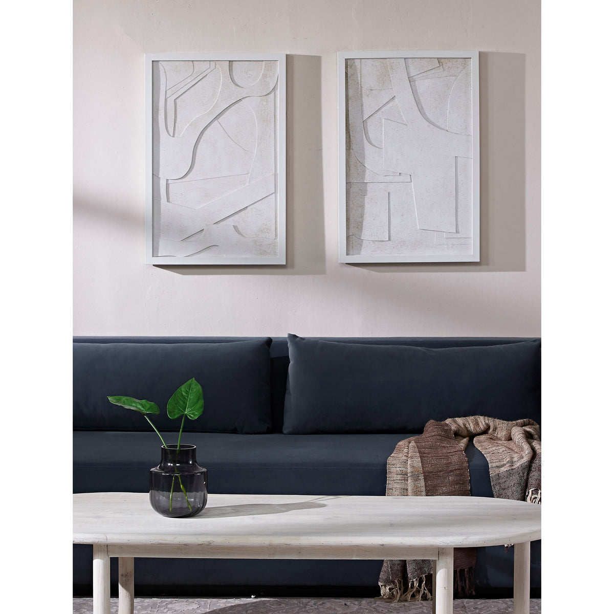Pathfinder 20" Wide Wall Art, Off-white-Wall Art Prints-DECOROLALA
