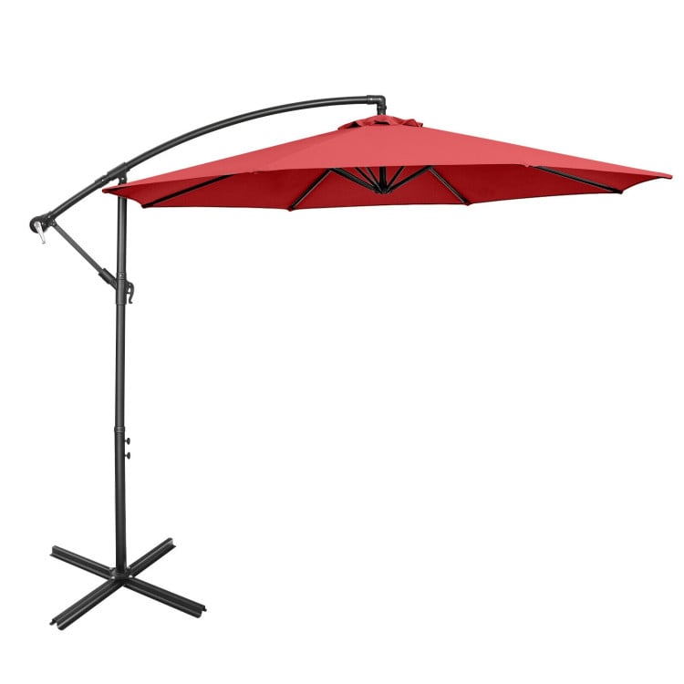 Patio Bundle: Outdoor Furniture Set+Patio Umbrella+Patio Swing+Bistro Set-Patio Furniture Sets-DECOROLALA