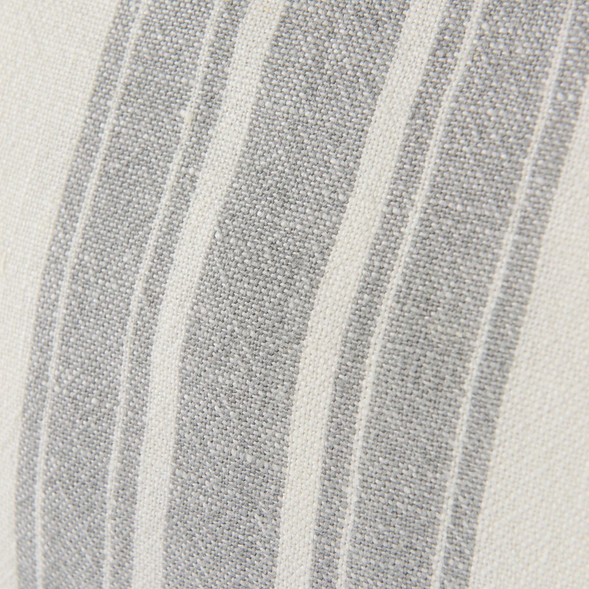 Patrice Cream With Gray Stripes Pillow Cover (min order qty 2)-Decorative Pillows-DECOROLALA