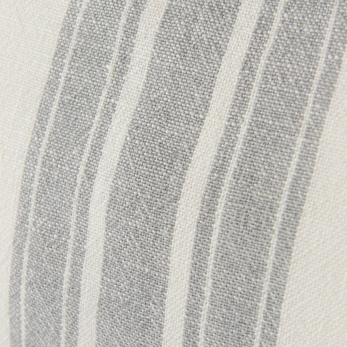 Patrice Cream Gray Striped Pillow with Filler (min order qty 2)-Decorative Pillows-DECOROLALA