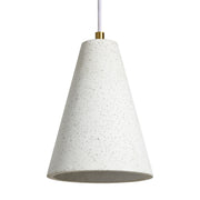 Paula 10" Length Ceiling Fixture, Off-White With Speckles-Ceiling Fixture-DECOROLALA