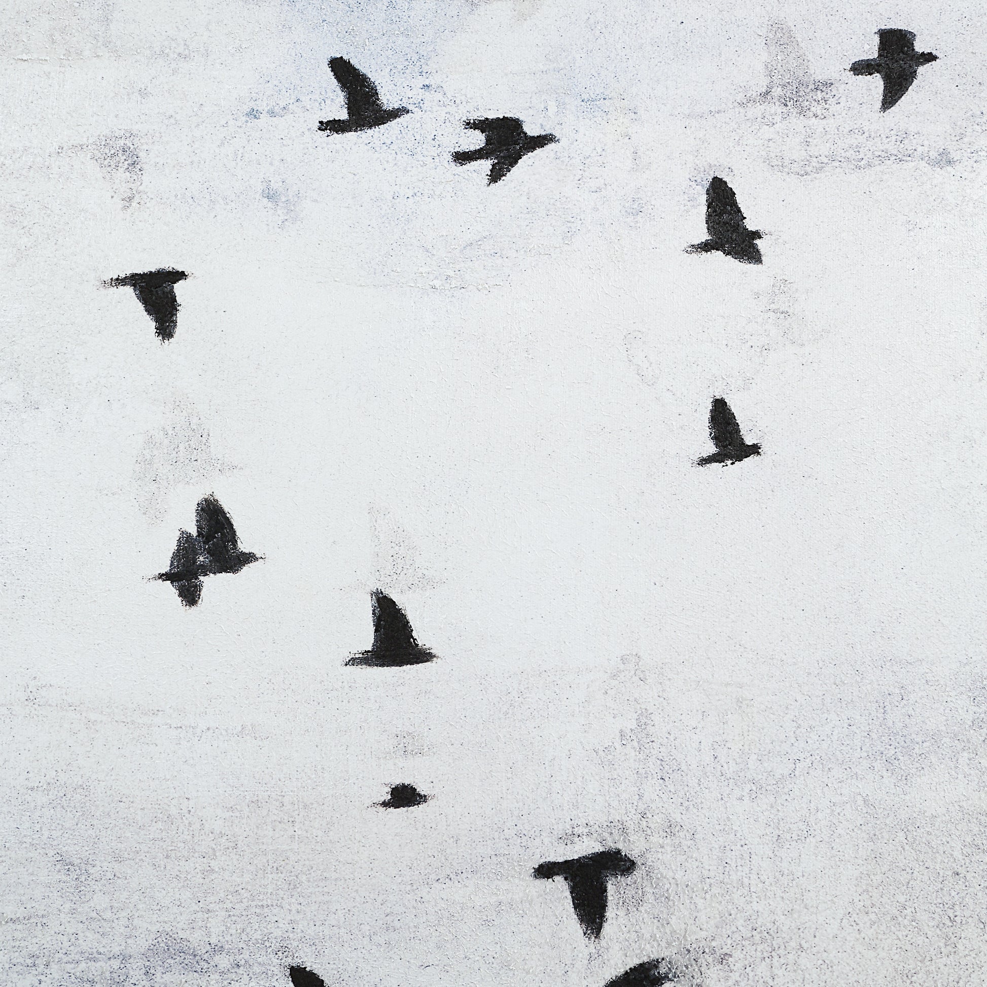 Paz 30" H x 55" W Canvas Art, Blue-Canvas Art-DECOROLALA