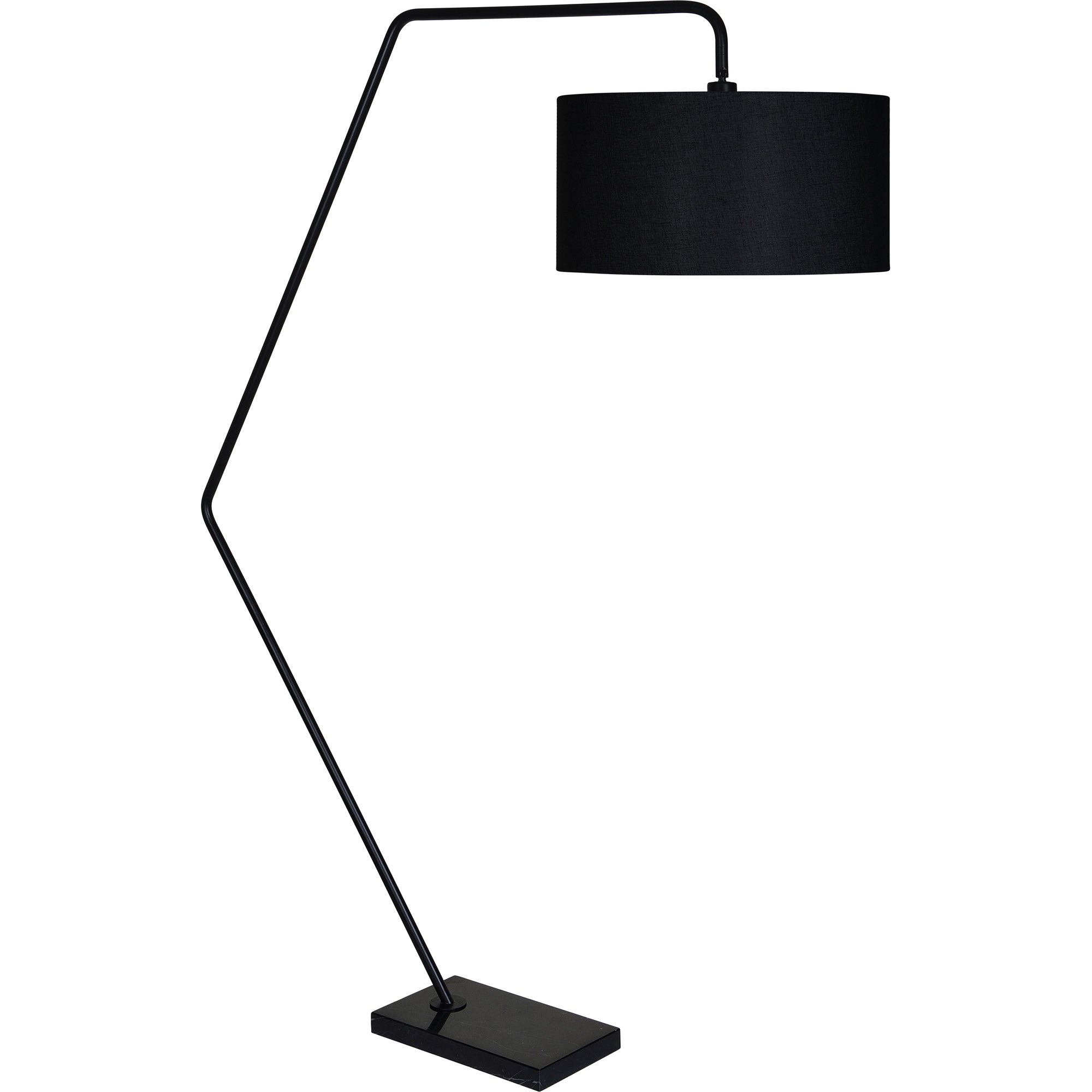 Penelin 65.25" Length Floor Lamp, Black-Floor Lamp-DECOROLALA