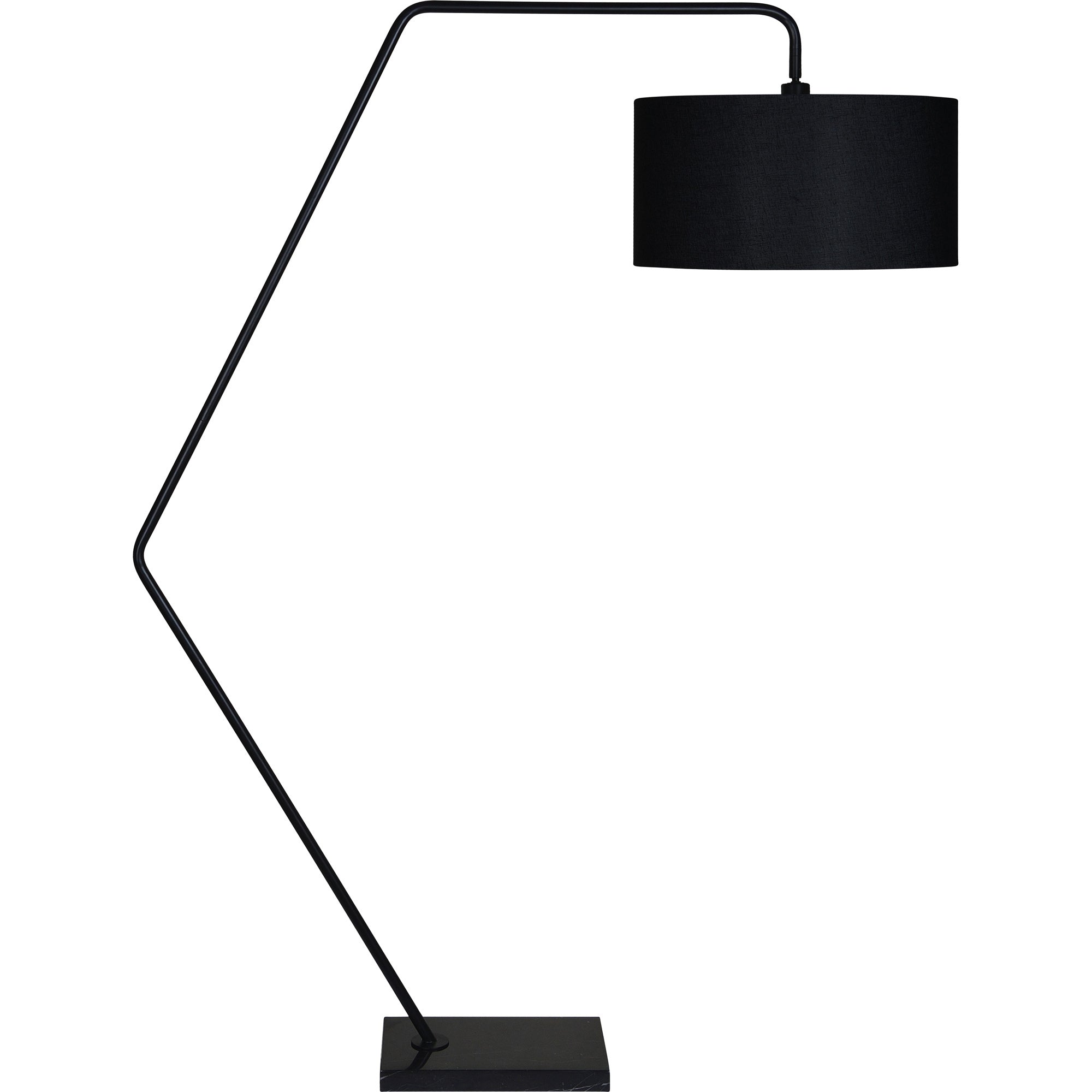 Penelin 65.25" Length Floor Lamp, Black-Floor Lamp-DECOROLALA