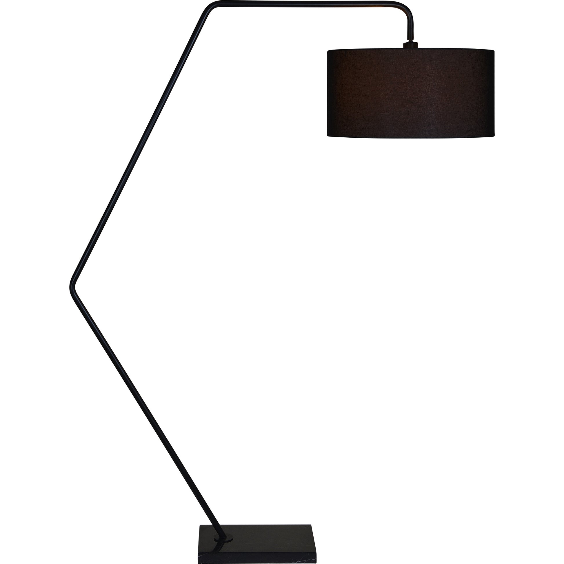 Penelin 65.25" Length Floor Lamp, Black-Floor Lamp-DECOROLALA