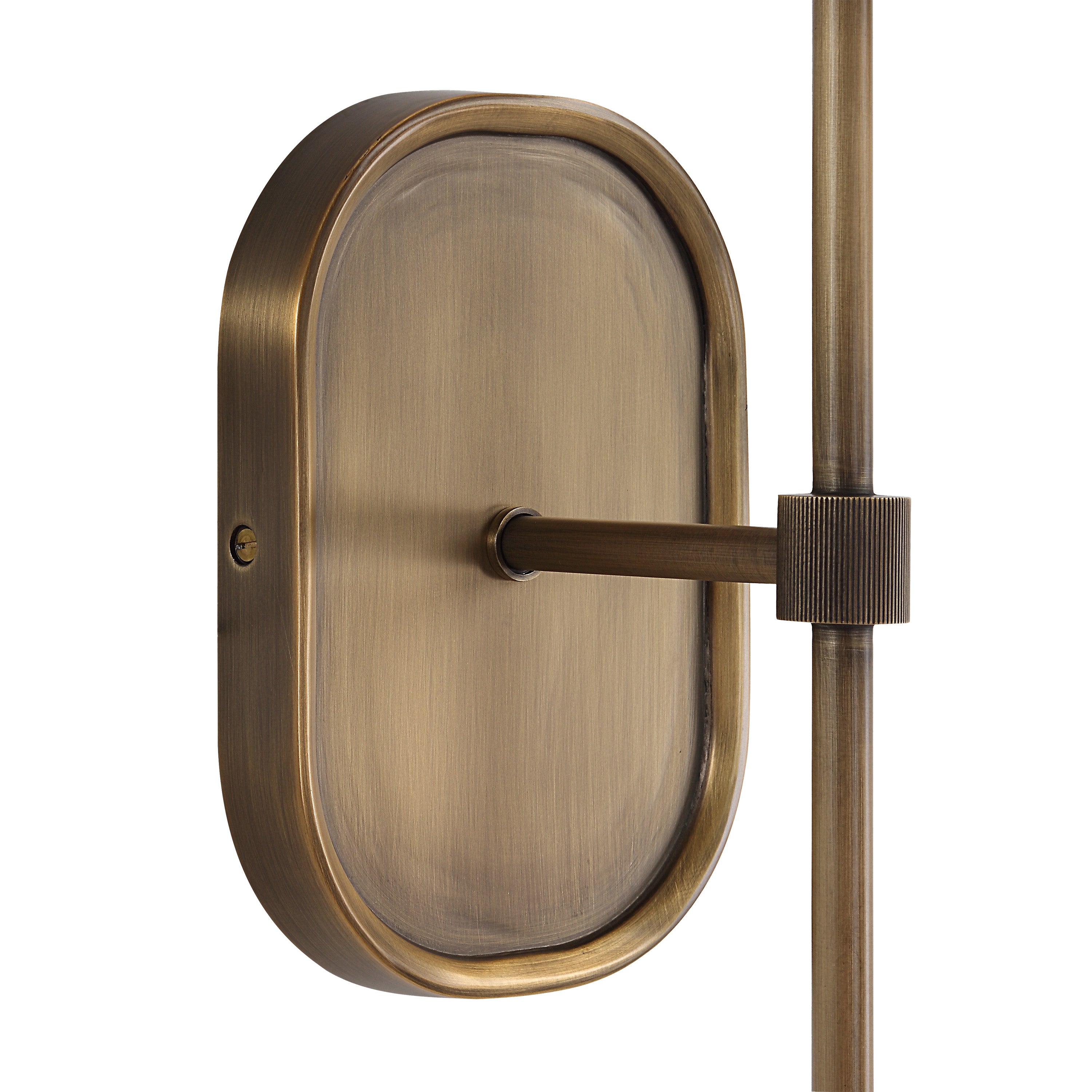 Peonia 17.5" Wall Sconce Antique Brass-Wall Sconce-DECOROLALA