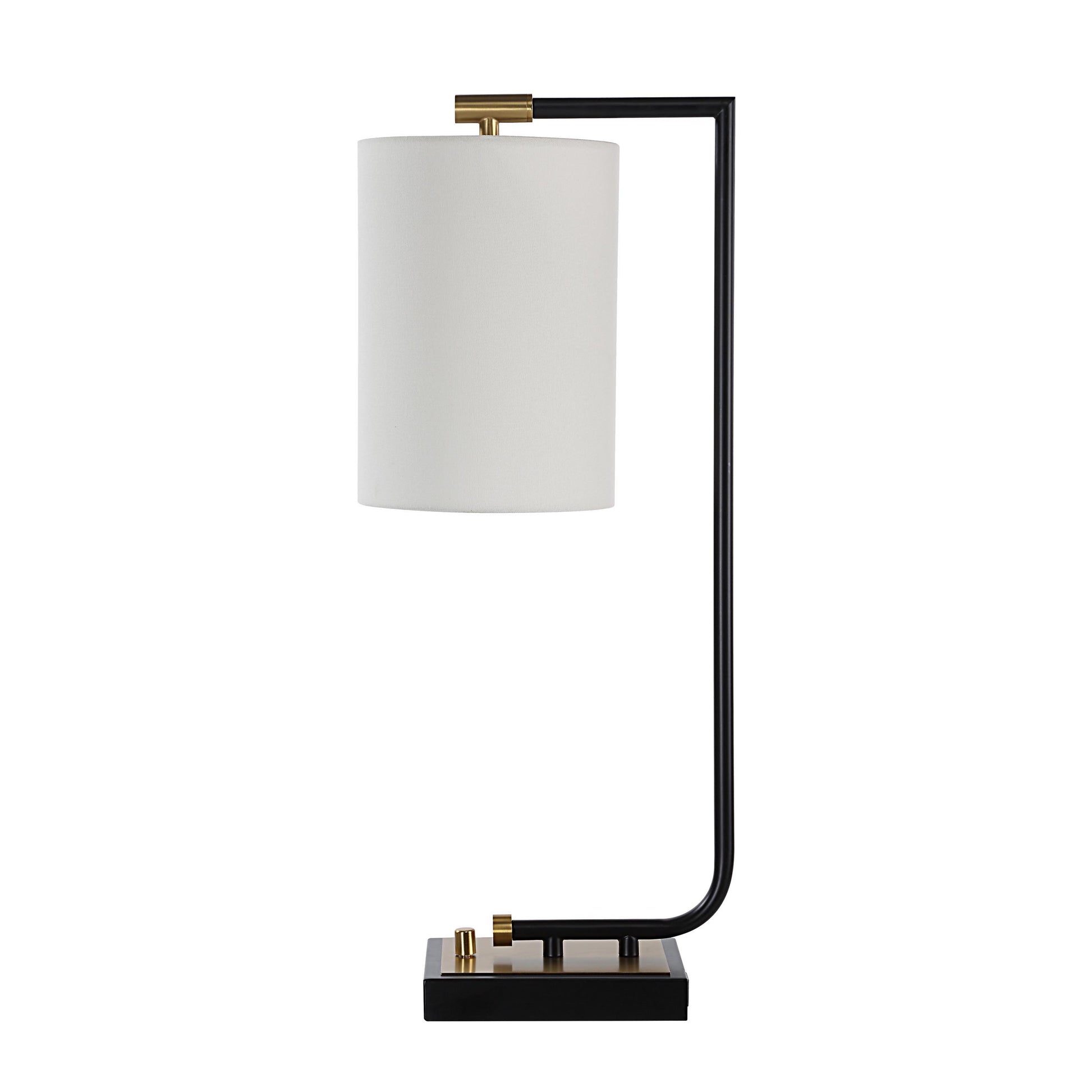 Perlato 28" Height Table Lamp, Black-Table Lamp-DECOROLALA