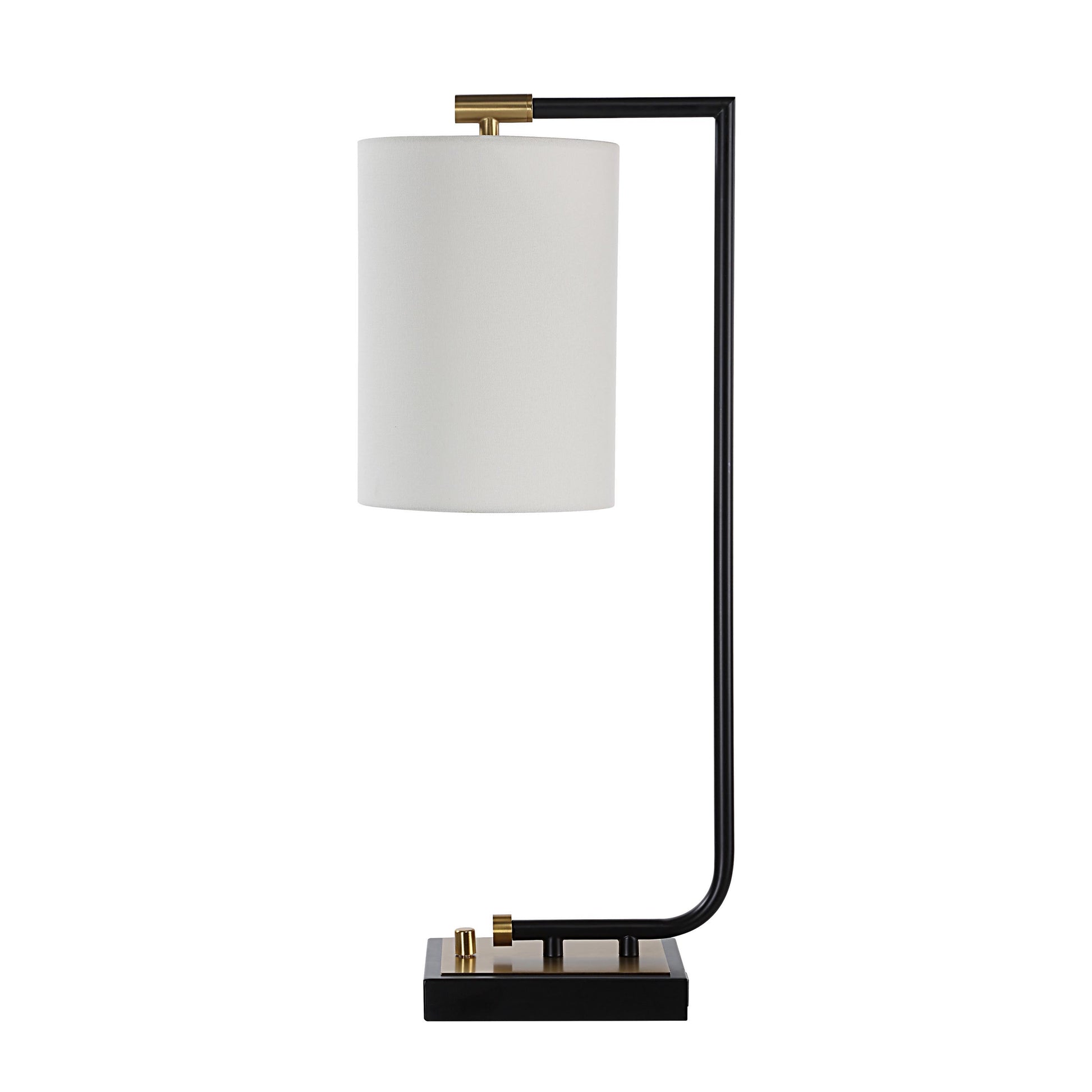 Perlato 28" Table Lamp, Black-Table Lamp-DECOROLALA
