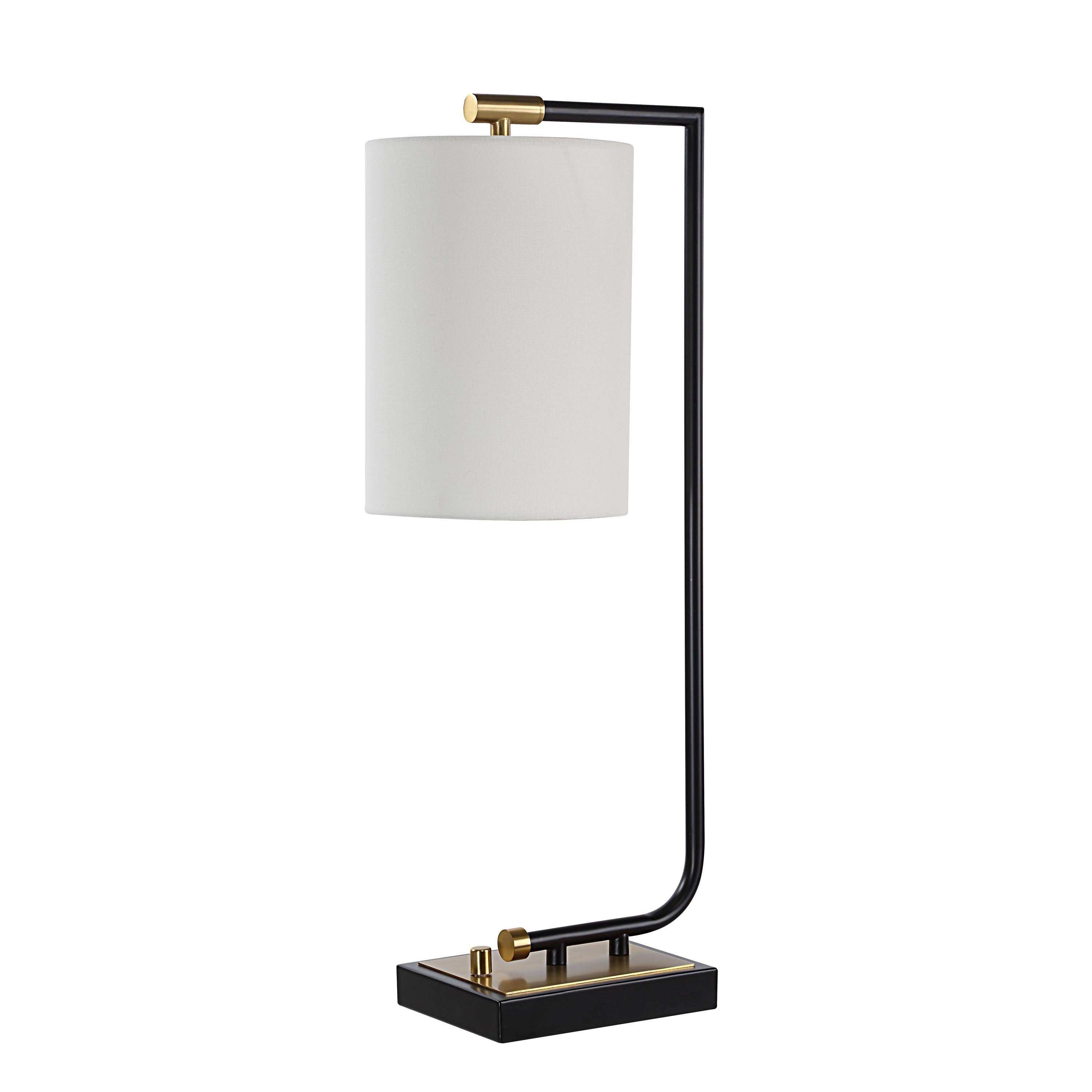 Perlato 28" Table Lamp, Black-Table Lamp-DECOROLALA