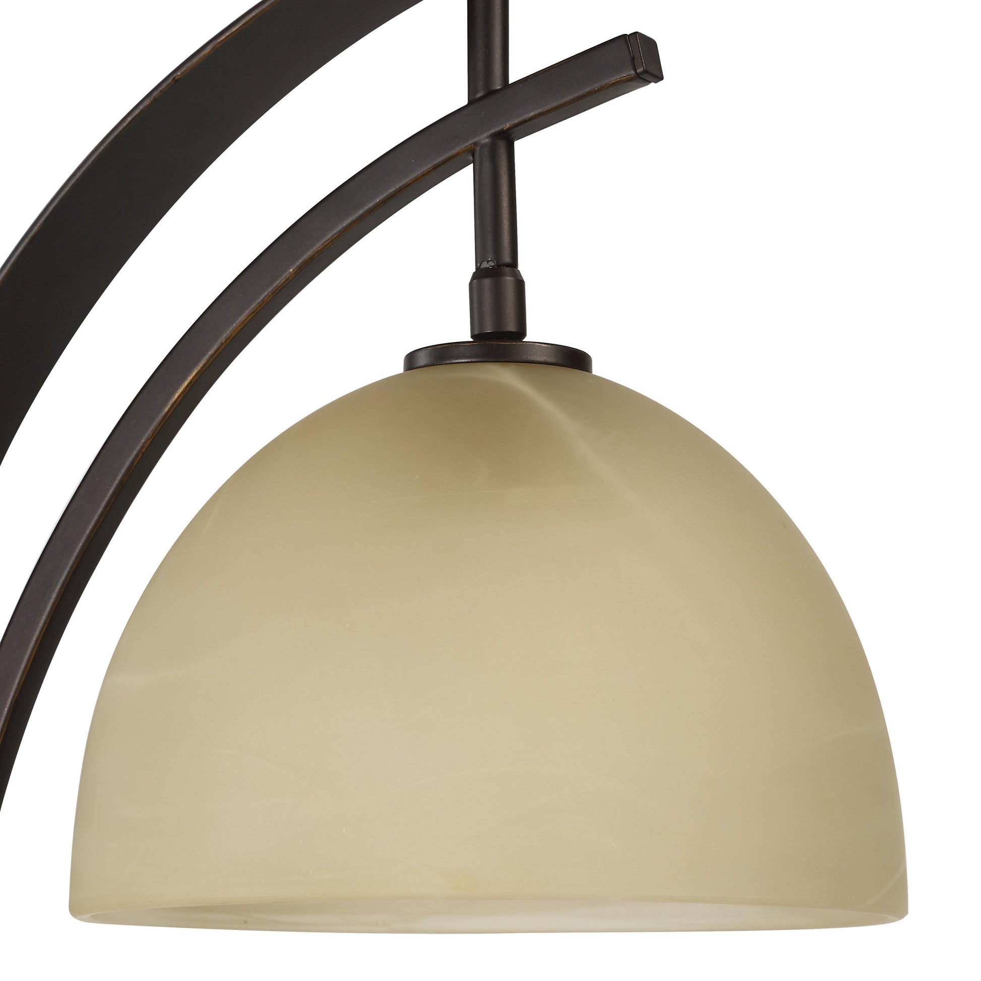 Pervinca 28.125" Table Lamp with Dome Shade, Brown-Table Lamp-DECOROLALA