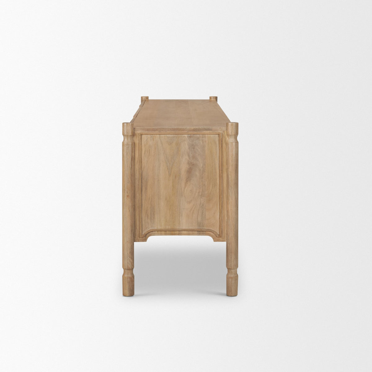 Phil Dark Brown Wood Media Console-Media Consoles-DECOROLALA