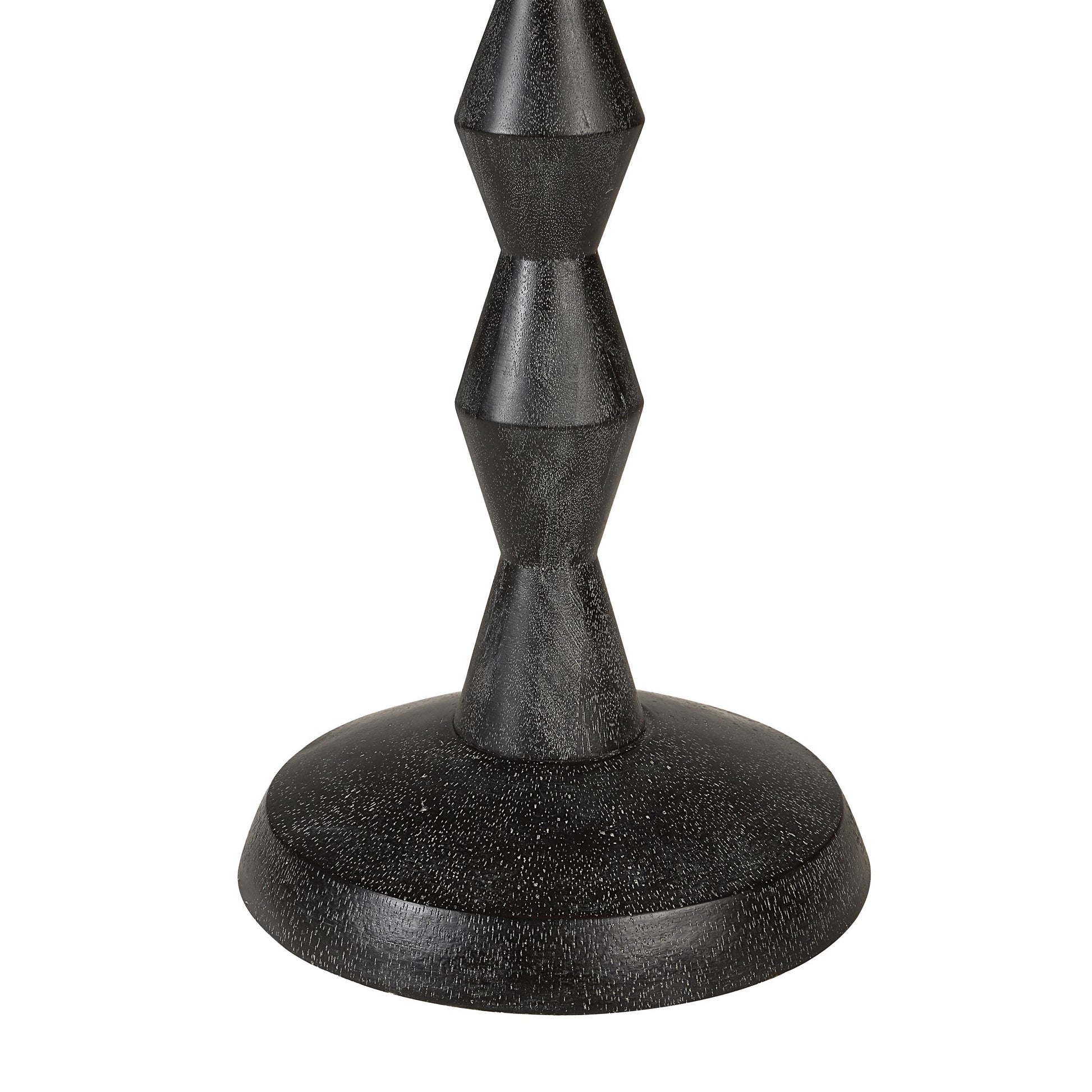 Phyllis 75.75" Height Floor Lamp, Black-Floor Lamp-DECOROLALA