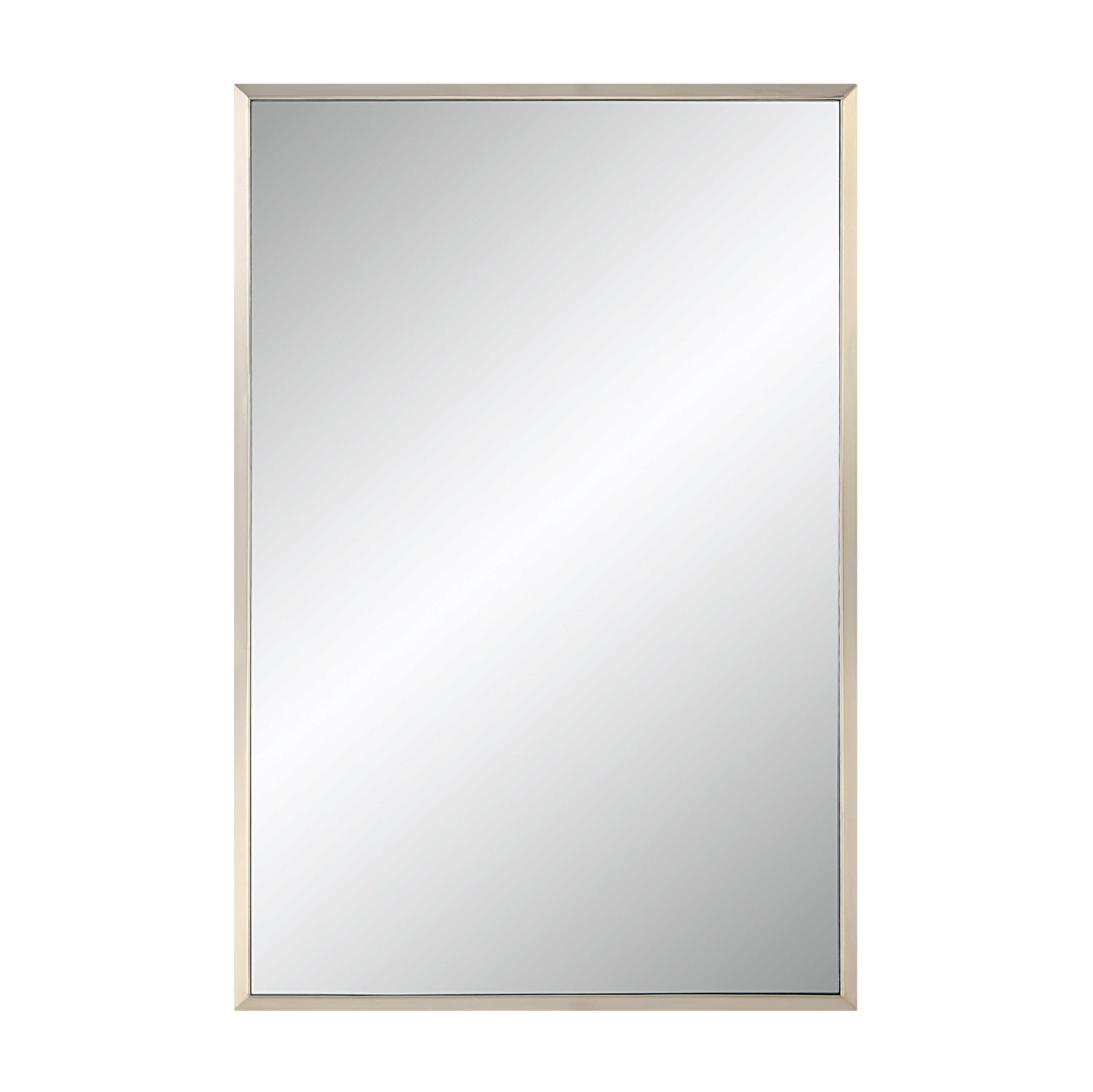 Pia 36" H x 24" W Wall Mirror, Yellow-Mirror-DECOROLALA