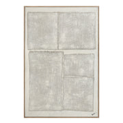 Picardy 60.3" Wide Wall Art with Wood Frame, Oak-Canvas Art-DECOROLALA