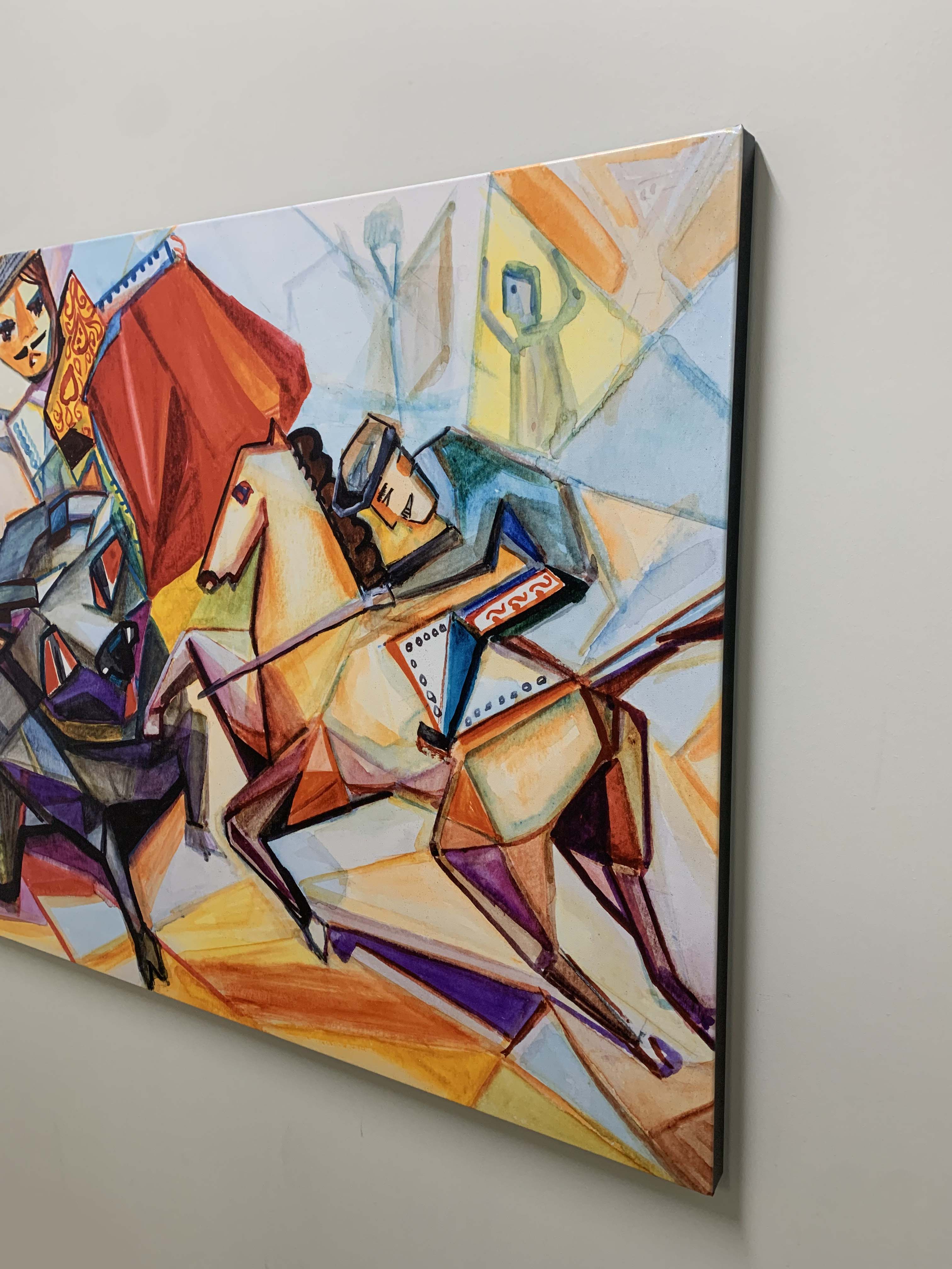 Picasso I Fine Art Canvas 48x36 RGB Varnish-Wall Art-DECOROLALA