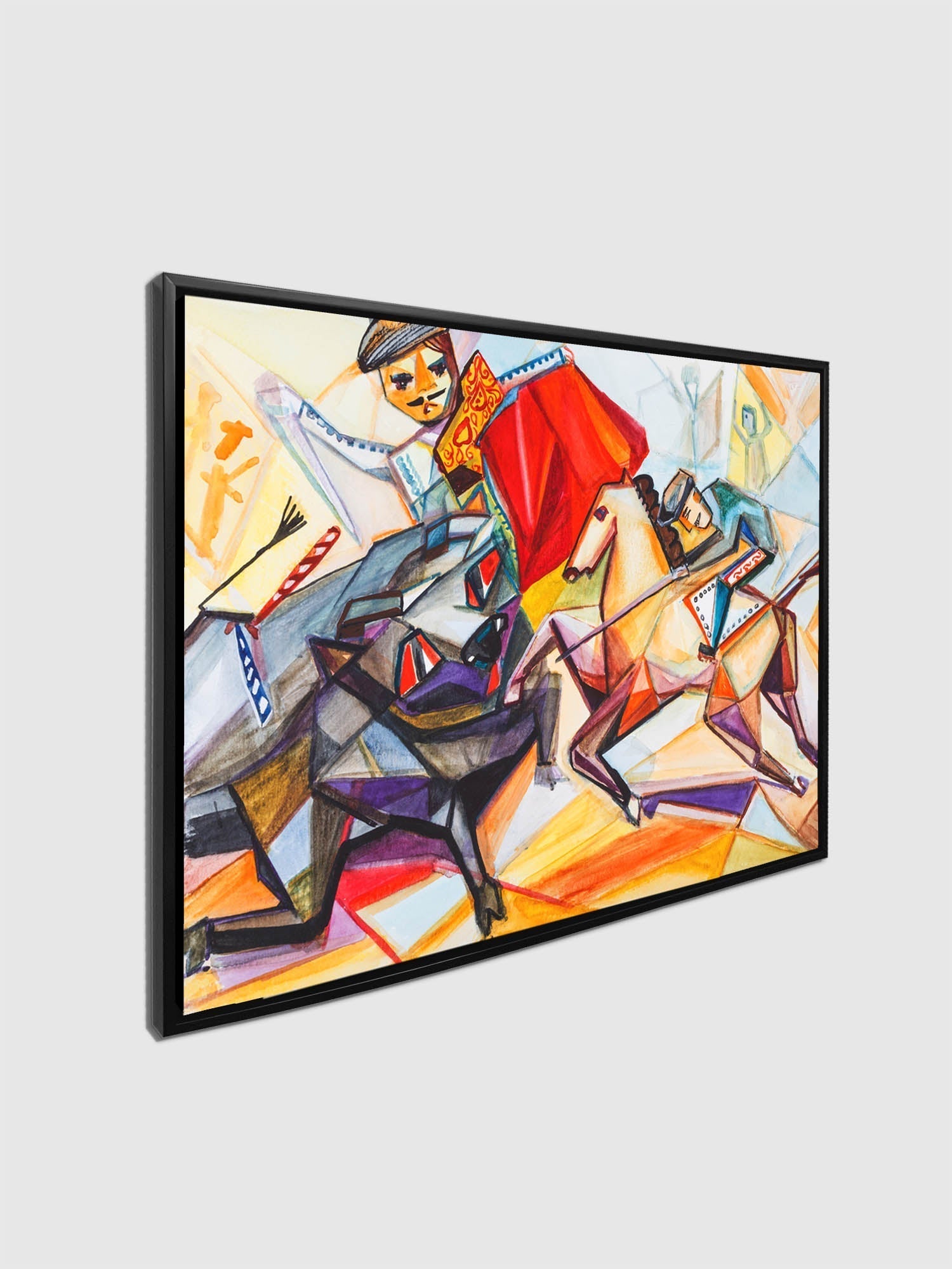 Picasso I Fine Art Canvas 48x36 RGB Varnish-Wall Art-DECOROLALA