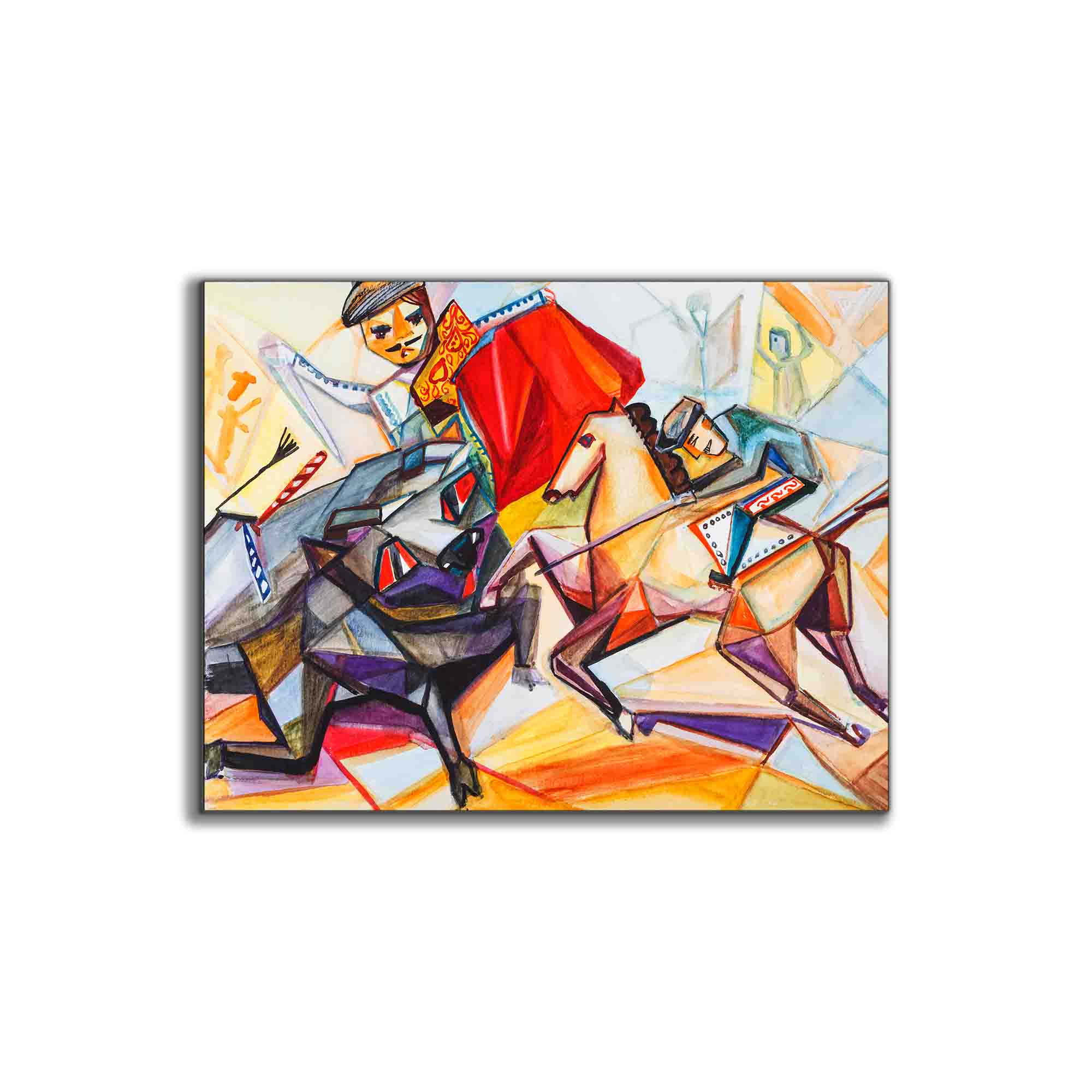 Picasso I Fine Art Canvas 48x36 RGB Varnish-Wall Art-DECOROLALA