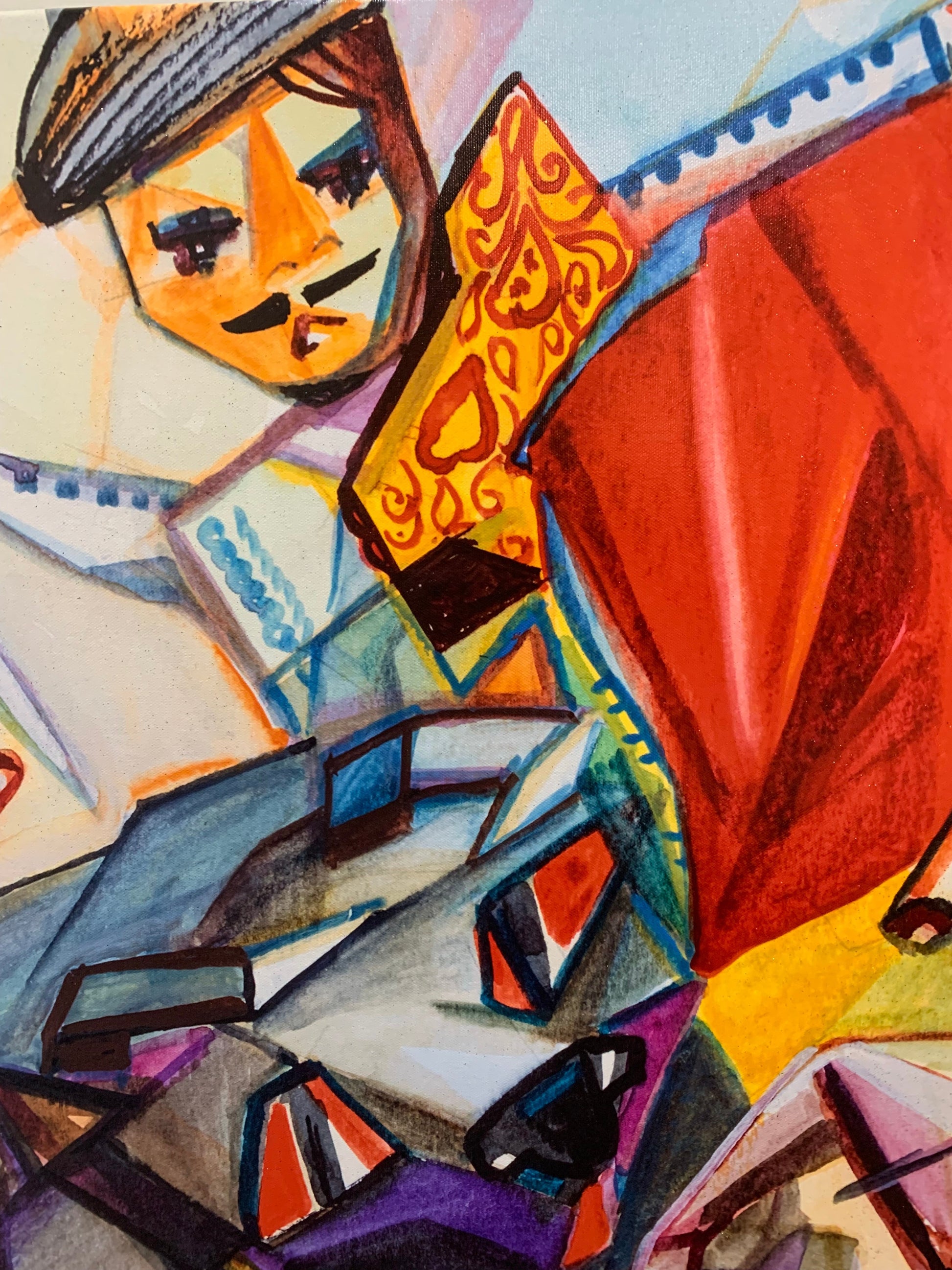 Picasso I - Fine Art Canvas-Artwork print-RGB varnish-Wall Art-DECOROLALA