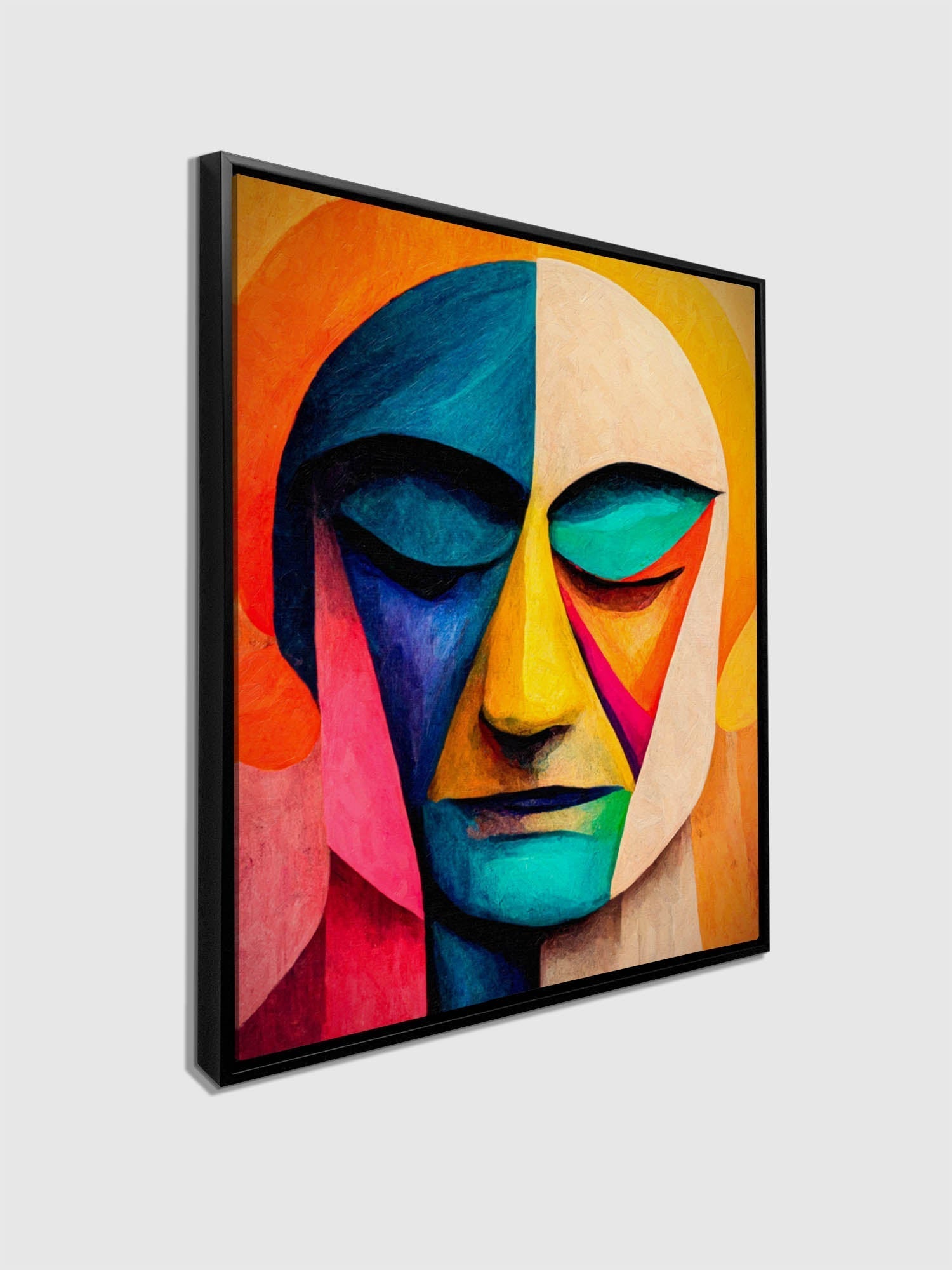 Picasso II Abstract Face Canvas Wall Art 36x48-Wall Art-DECOROLALA