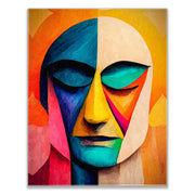 Picasso II Abstract Face Canvas Wall Art 36x48-Wall Art-DECOROLALA