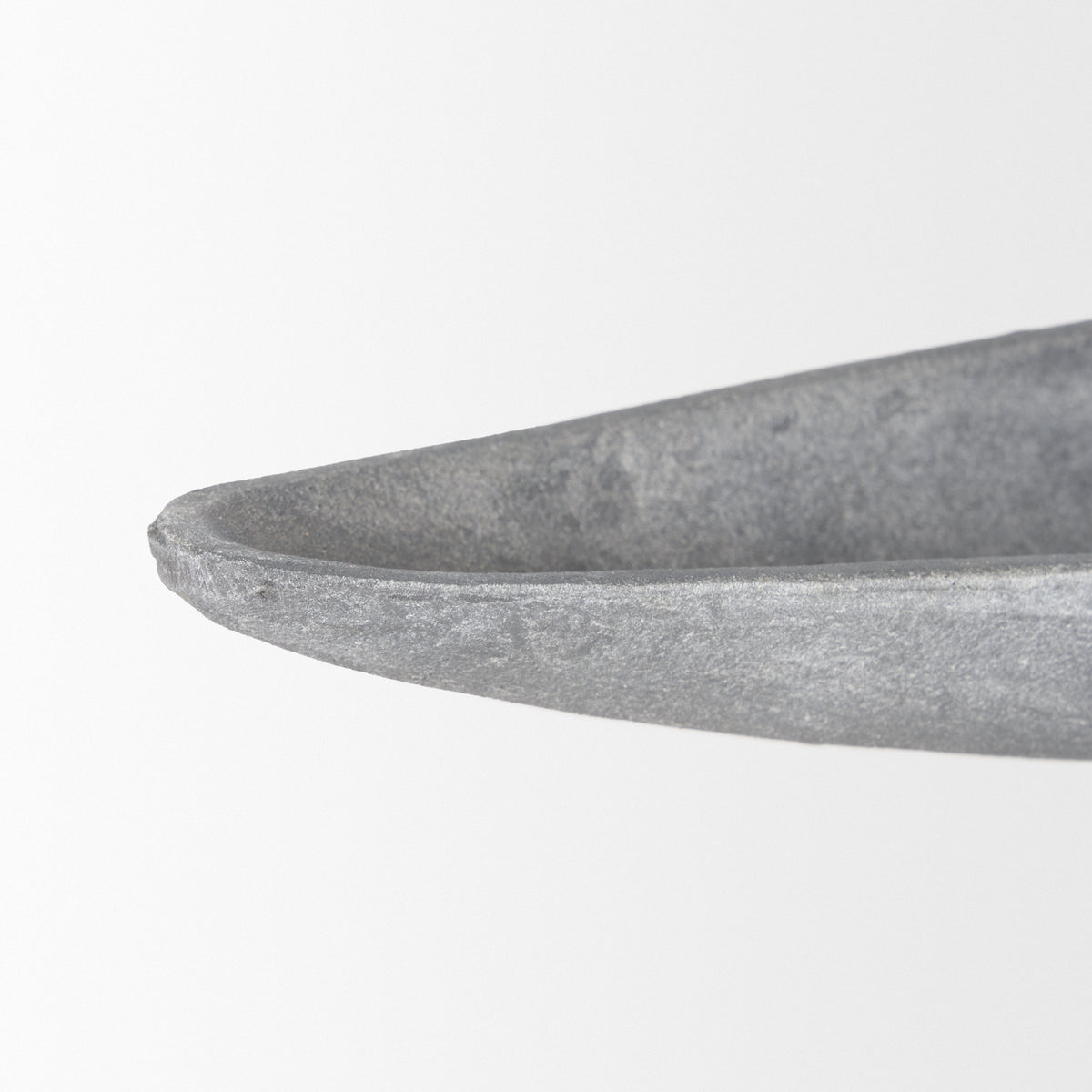 Piero Large Concrete Finished Metal Decorative Bowl-Bowls-DECOROLALA