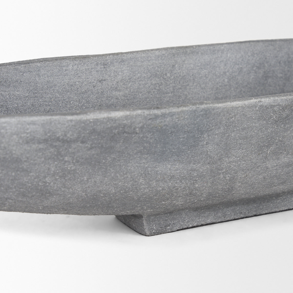 Piero Large Concrete Finished Metal Decorative Bowl-Bowls-DECOROLALA