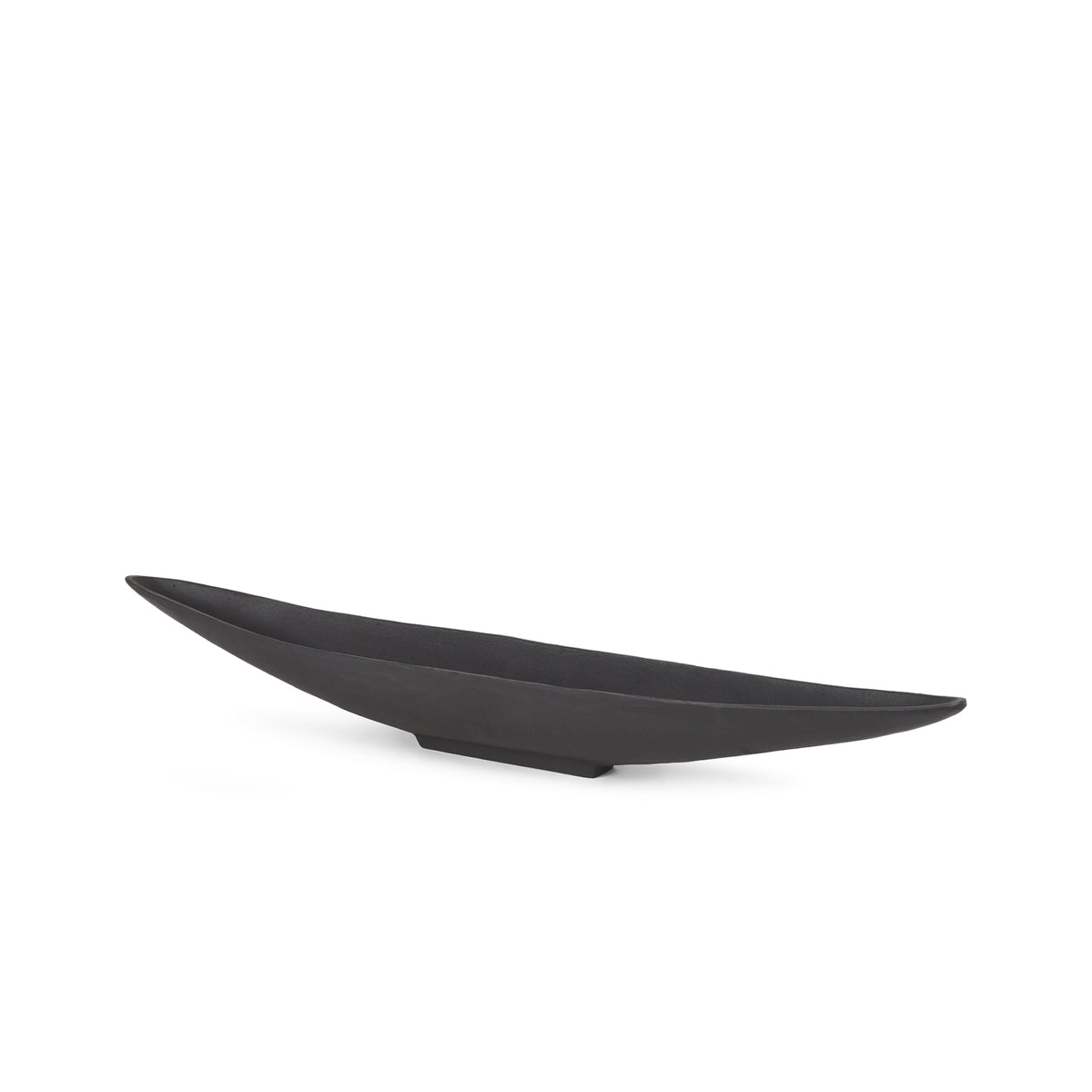Piero Small Matte Black Metal Decorative Bowl-Bowls-DECOROLALA