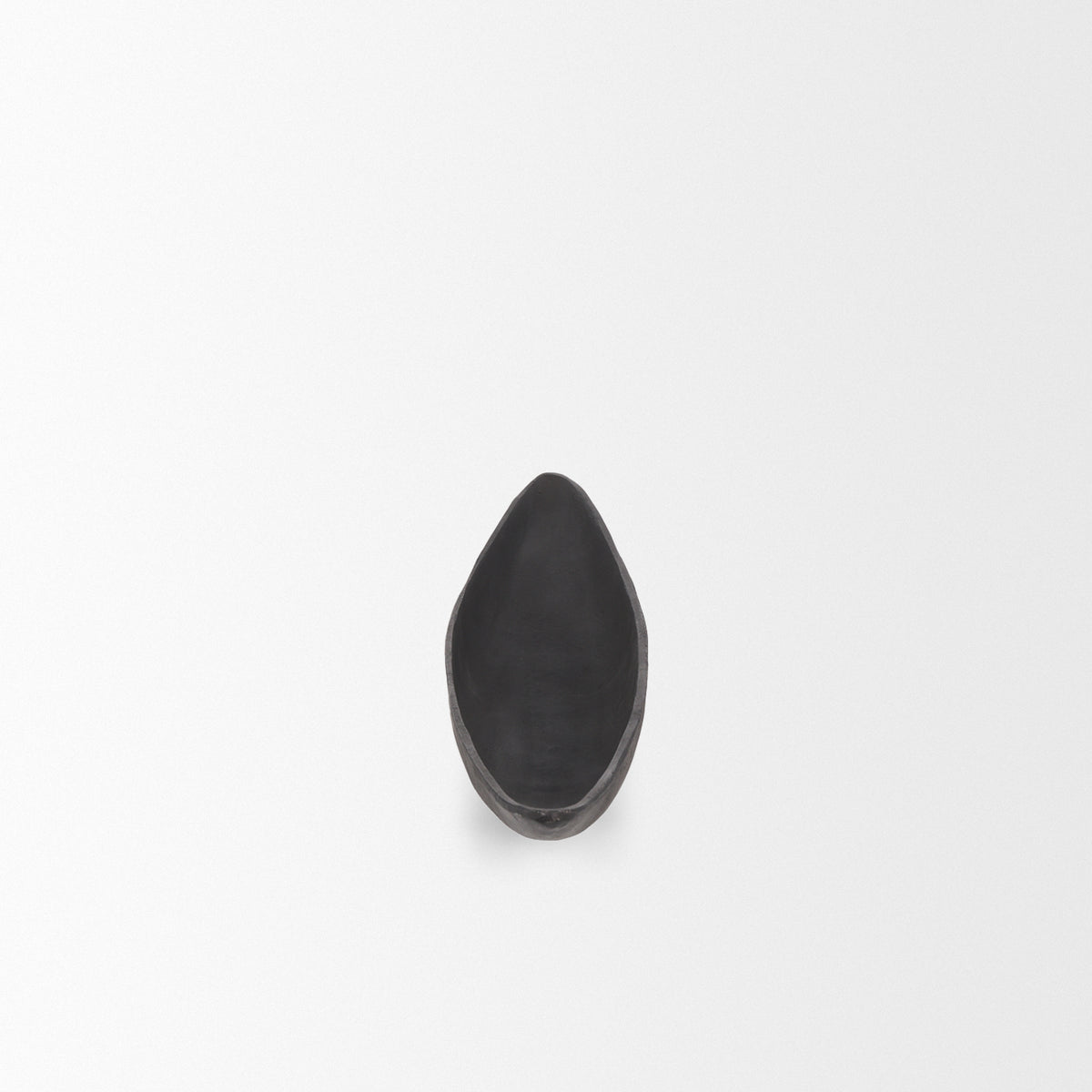 Piero Small Matte Black Metal Decorative Bowl-Bowls-DECOROLALA