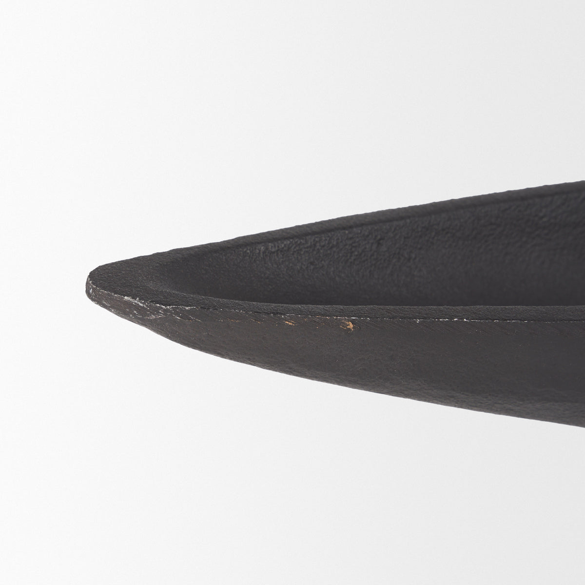 Piero Small Matte Black Metal Decorative Bowl-Bowls-DECOROLALA