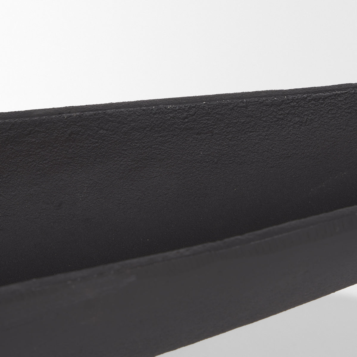 Piero Small Matte Black Metal Decorative Bowl-Bowls-DECOROLALA