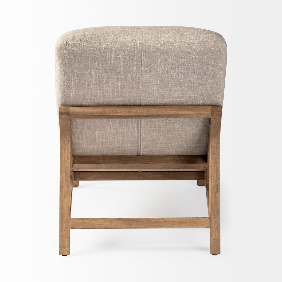 Pierre Beige Fabric Chaise Lounge Chair-Chaise Lounges-DECOROLALA