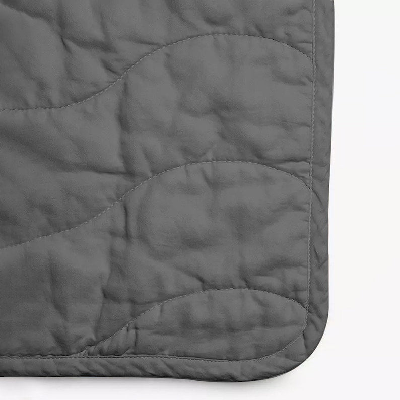 Piglet Stitch Pure Cotton Sateen Quilt Set-Quilt-DECOROLALA