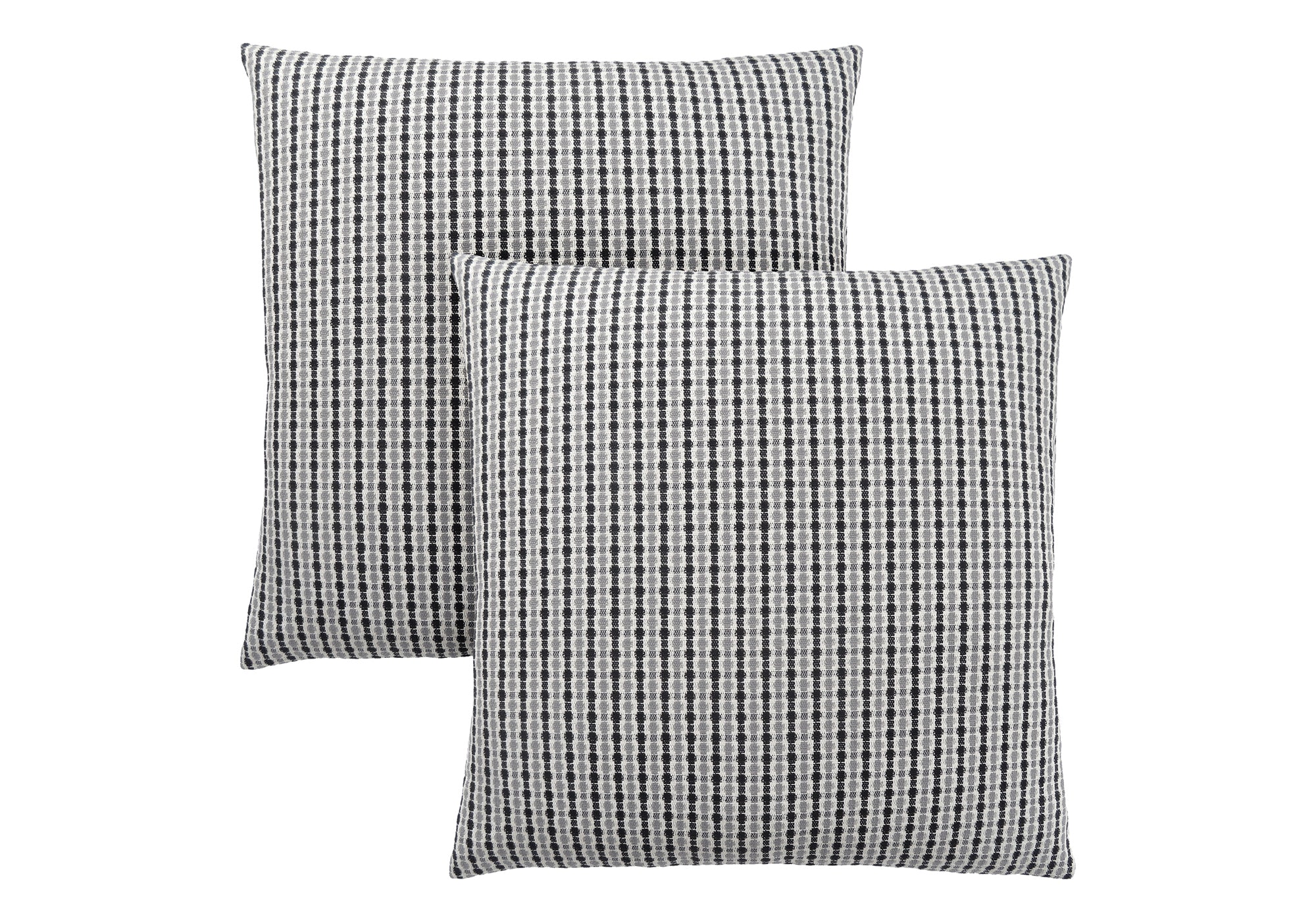 Pillow - 18"X 18" / Light / Dark Taupe Abstract Dot/ 2pcs-Pillows-DECOROLALA