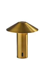 Pina LED Cordless Table Lamp- Antique Brass-Lighting-DECOROLALA