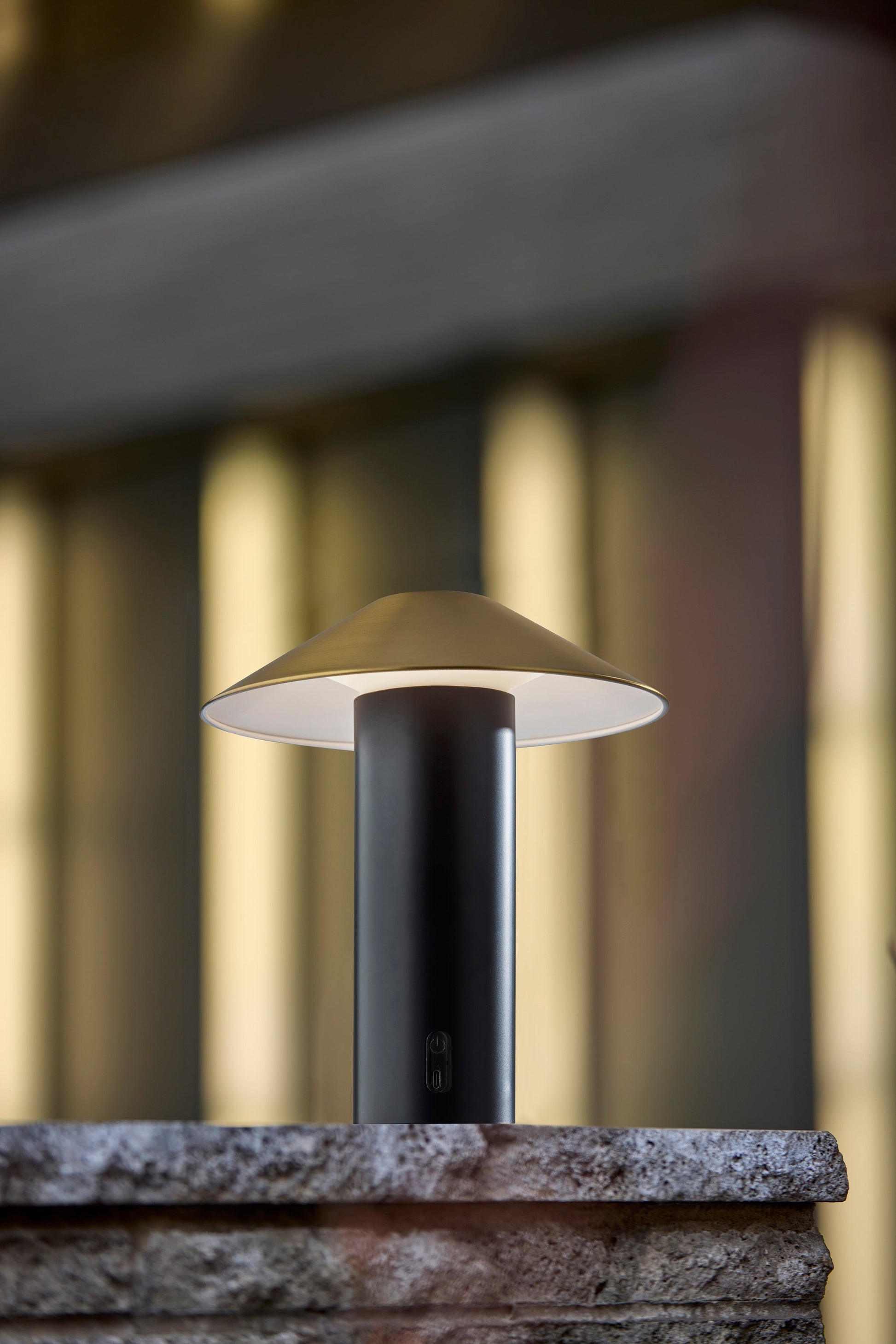 Pina LED Cordless Table Lamp- Black-Lighting-DECOROLALA