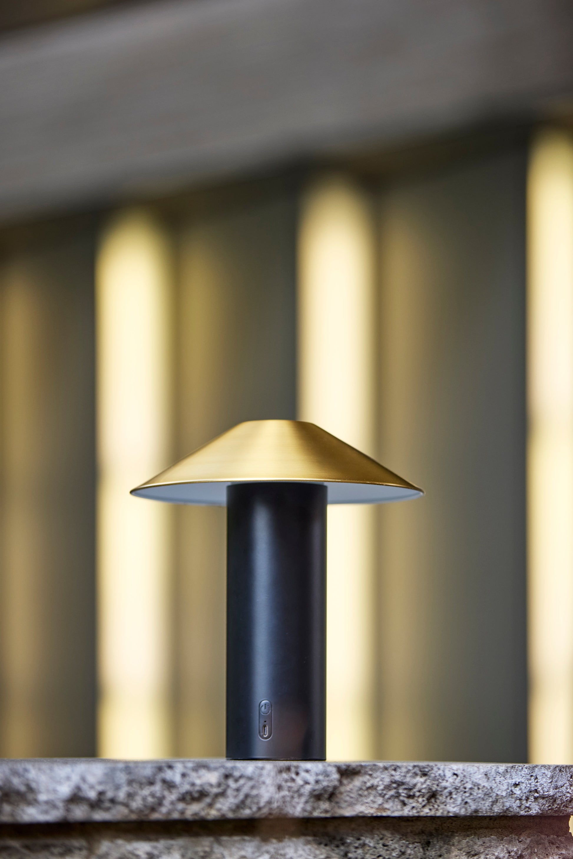 Pina LED Cordless Table Lamp- Black-Lighting-DECOROLALA