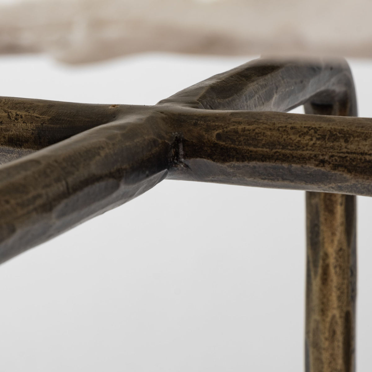 Pinera III 49L x 17W Slate W/Iron Base Console Table-Console Tables-DECOROLALA