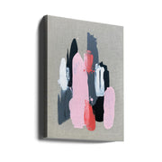 Pink Black and Grey 1-canvas-DECOROLALA