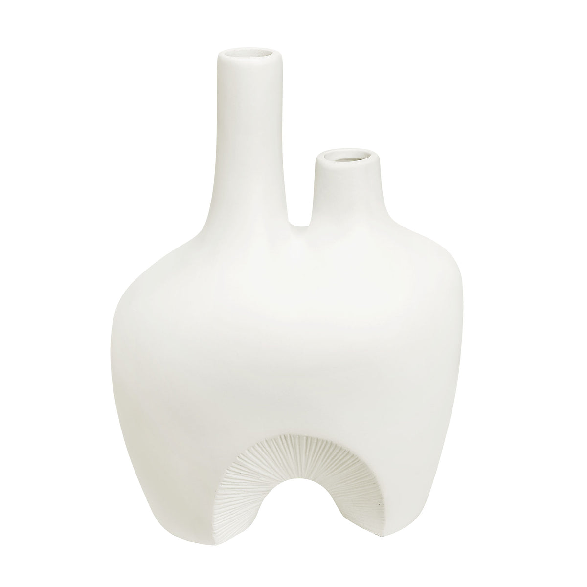 Pioneer Indoor Ceramic Vase , Off-White-Vases-DECOROLALA