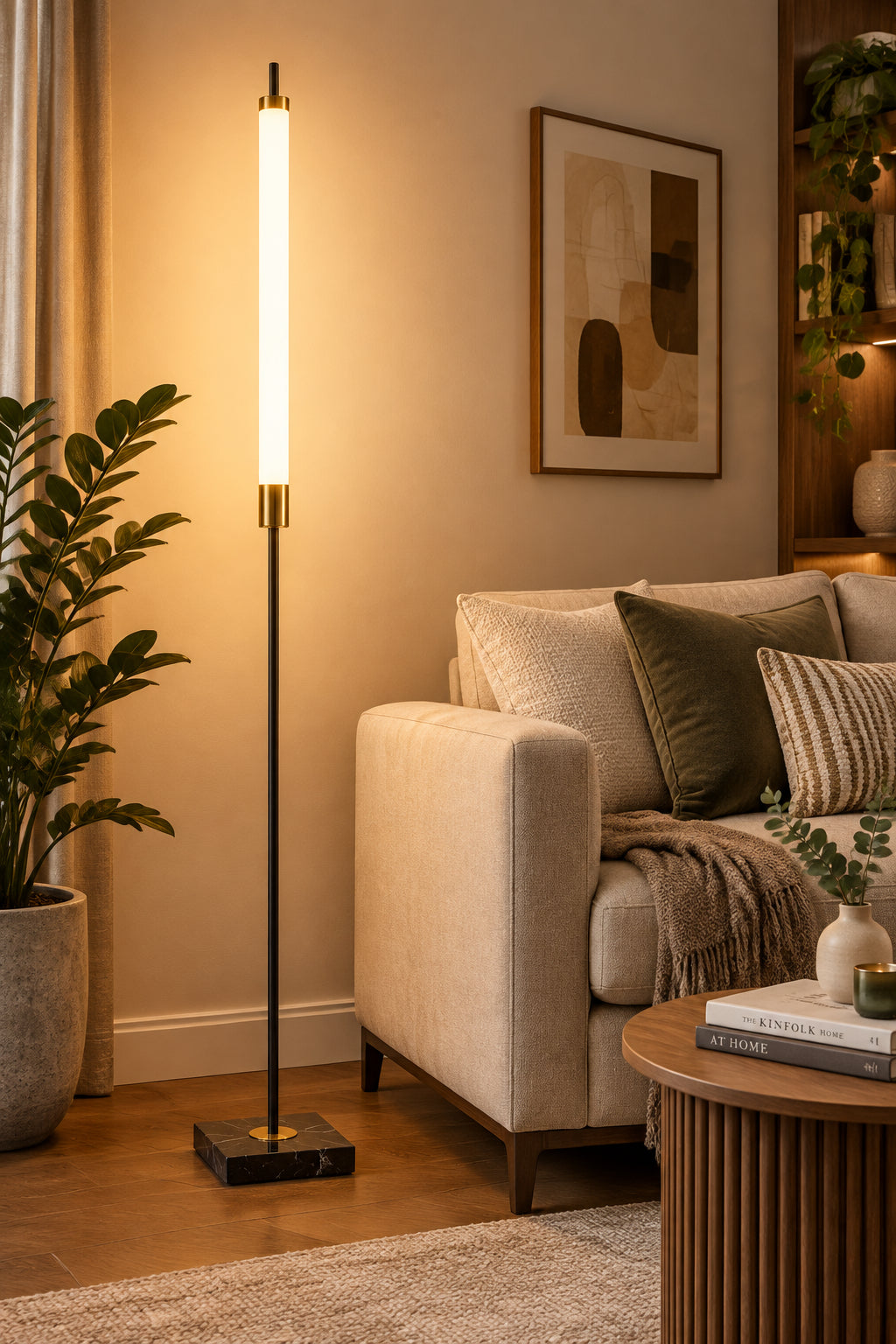 Piper LED Floor Lamp-Lighting-DECOROLALA