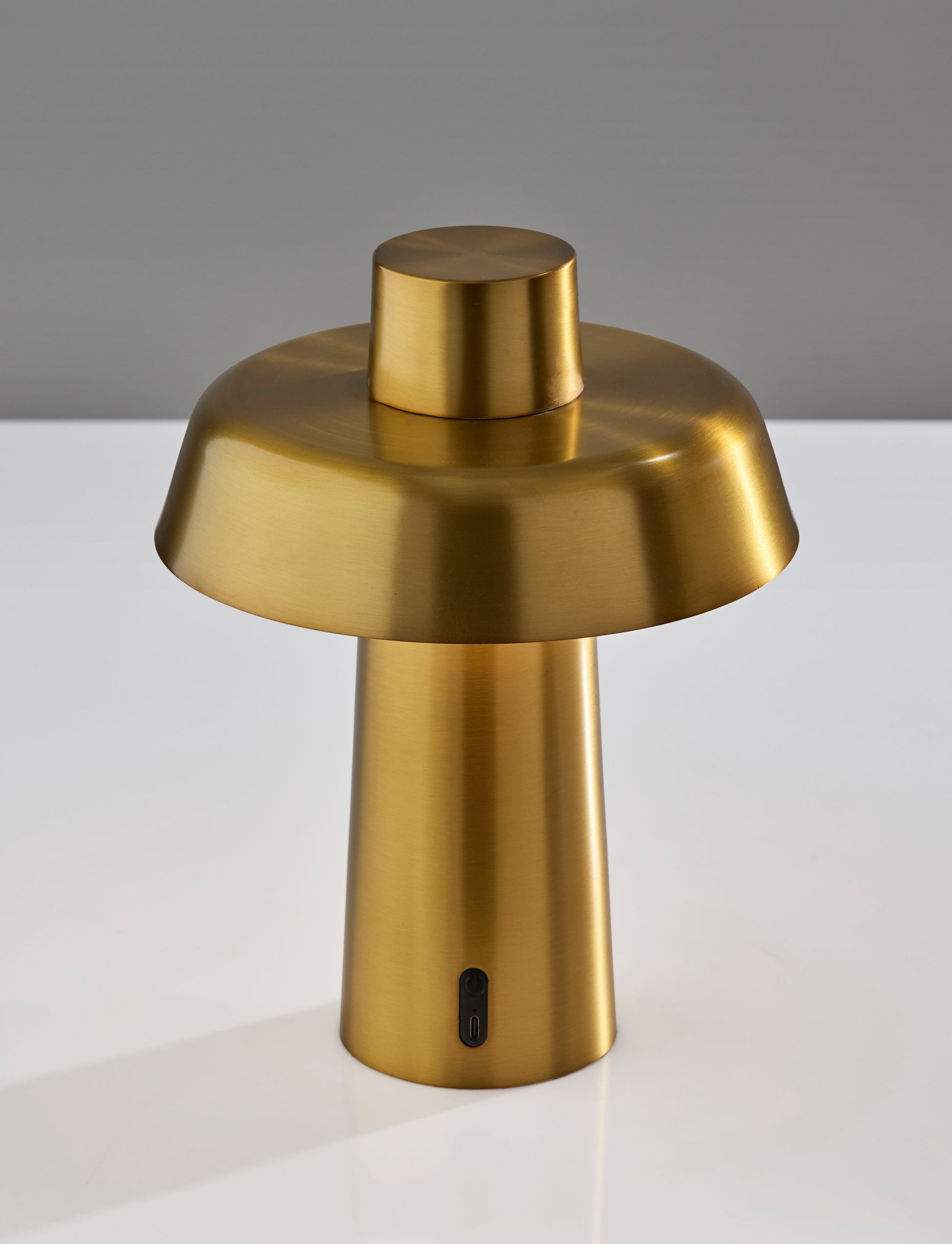 Pirlo LED Cordless Table Lamp- Antique Brass-Lighting-DECOROLALA