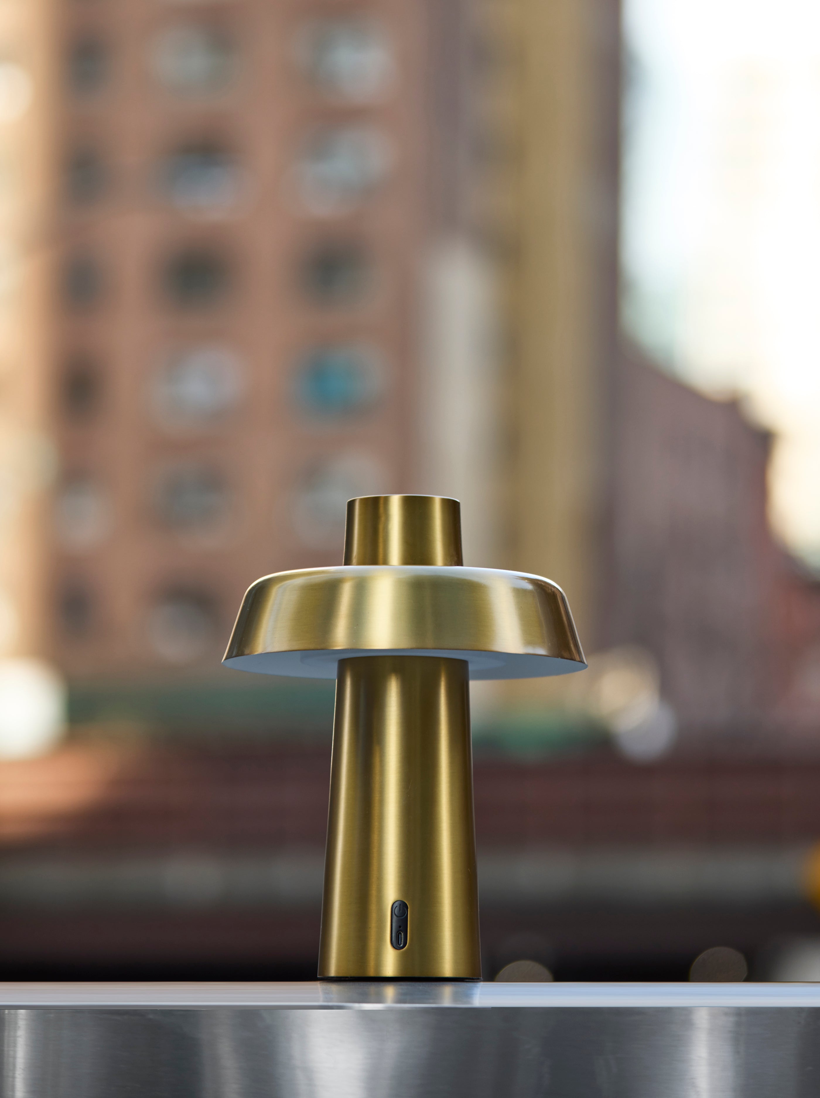 Pirlo LED Cordless Table Lamp- Antique Brass-Lighting-DECOROLALA