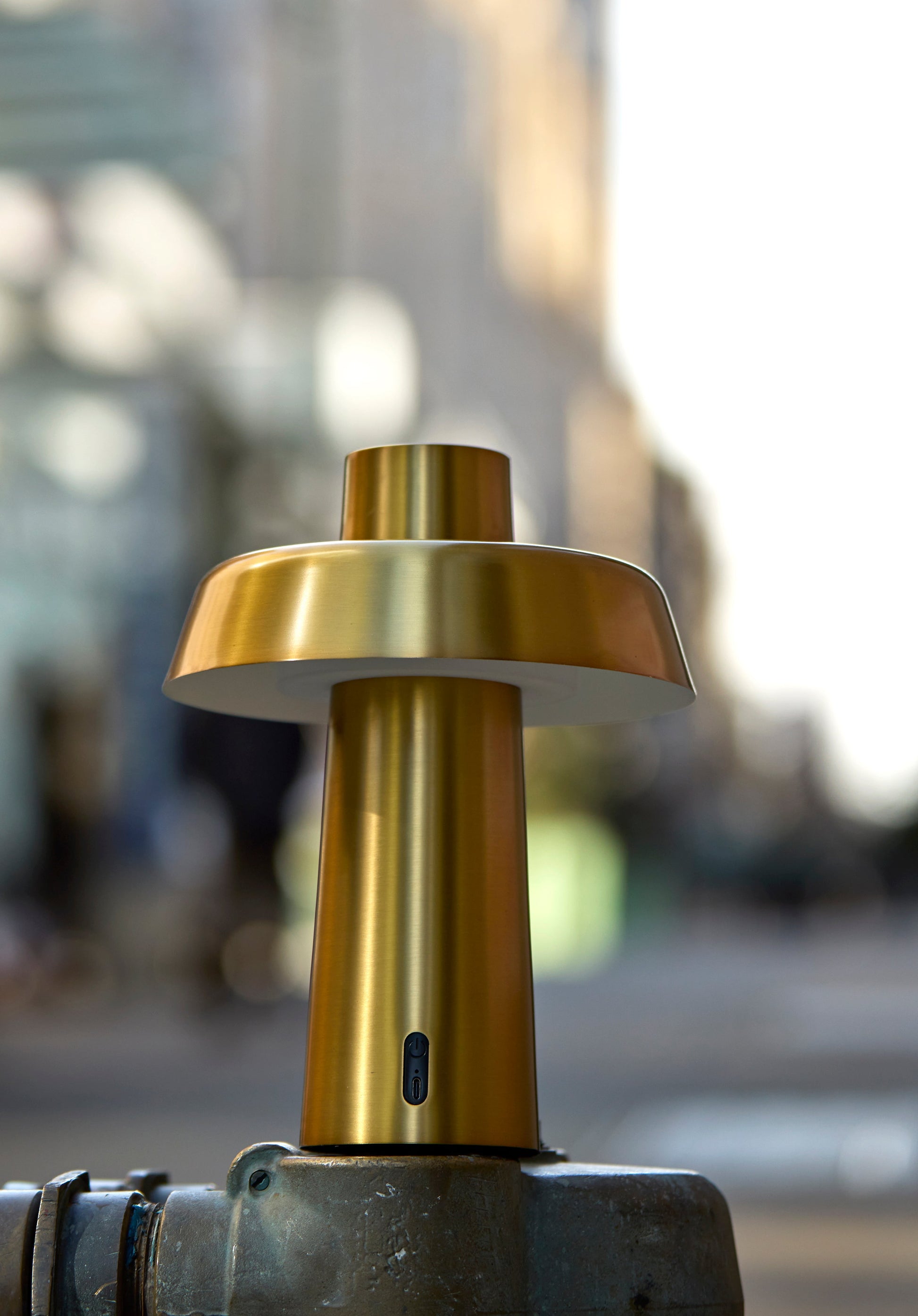 Pirlo LED Cordless Table Lamp- Antique Brass-Lighting-DECOROLALA